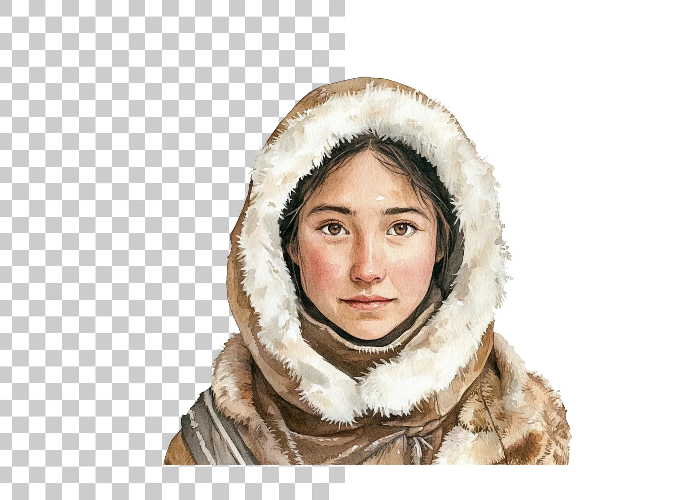 Inuit Children Clipart Bundle - Image 2