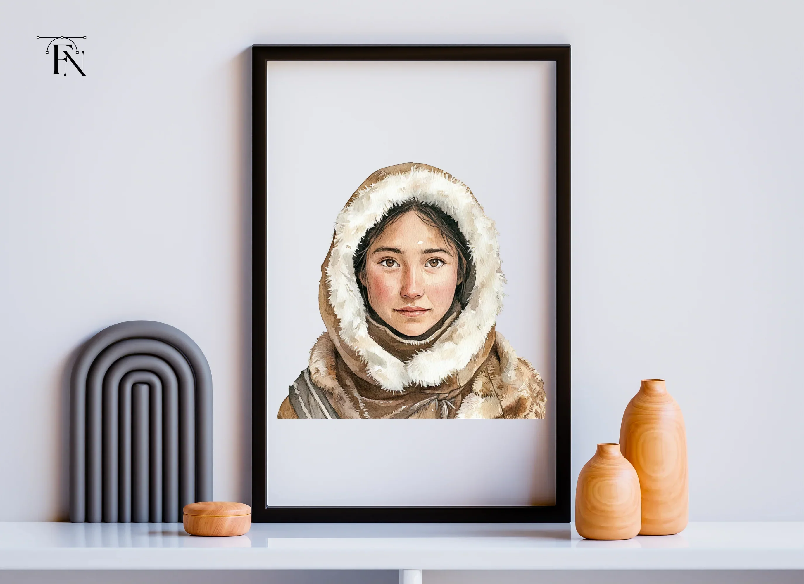 Inuit Children Clipart Bundle - Image 6