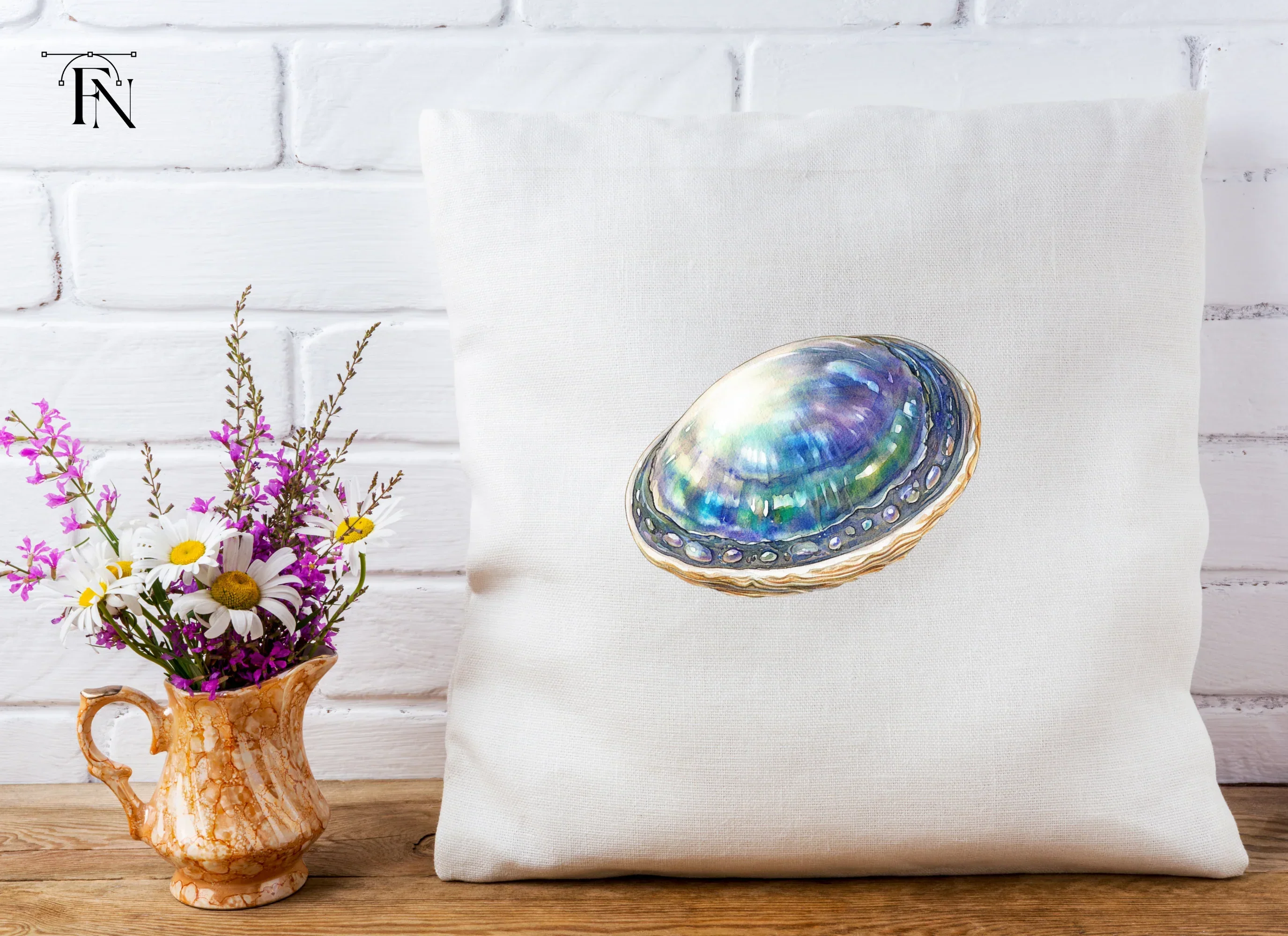 Iridescent Abalone Shells Clipart Bundle - Image 5