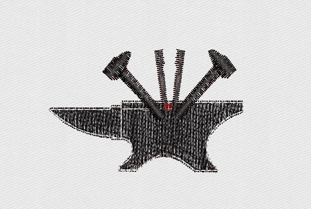 Iron Embroidery Design