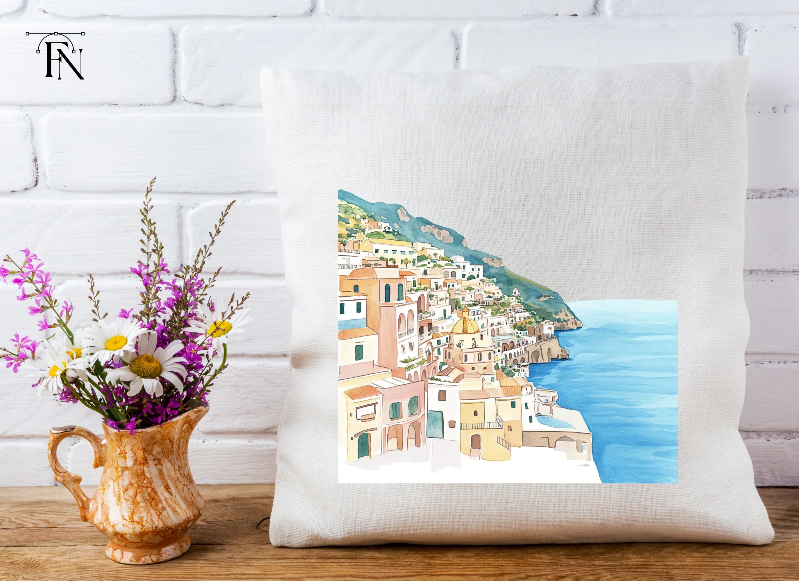 Italian Coastal Village Clipart Bundle - Image 5