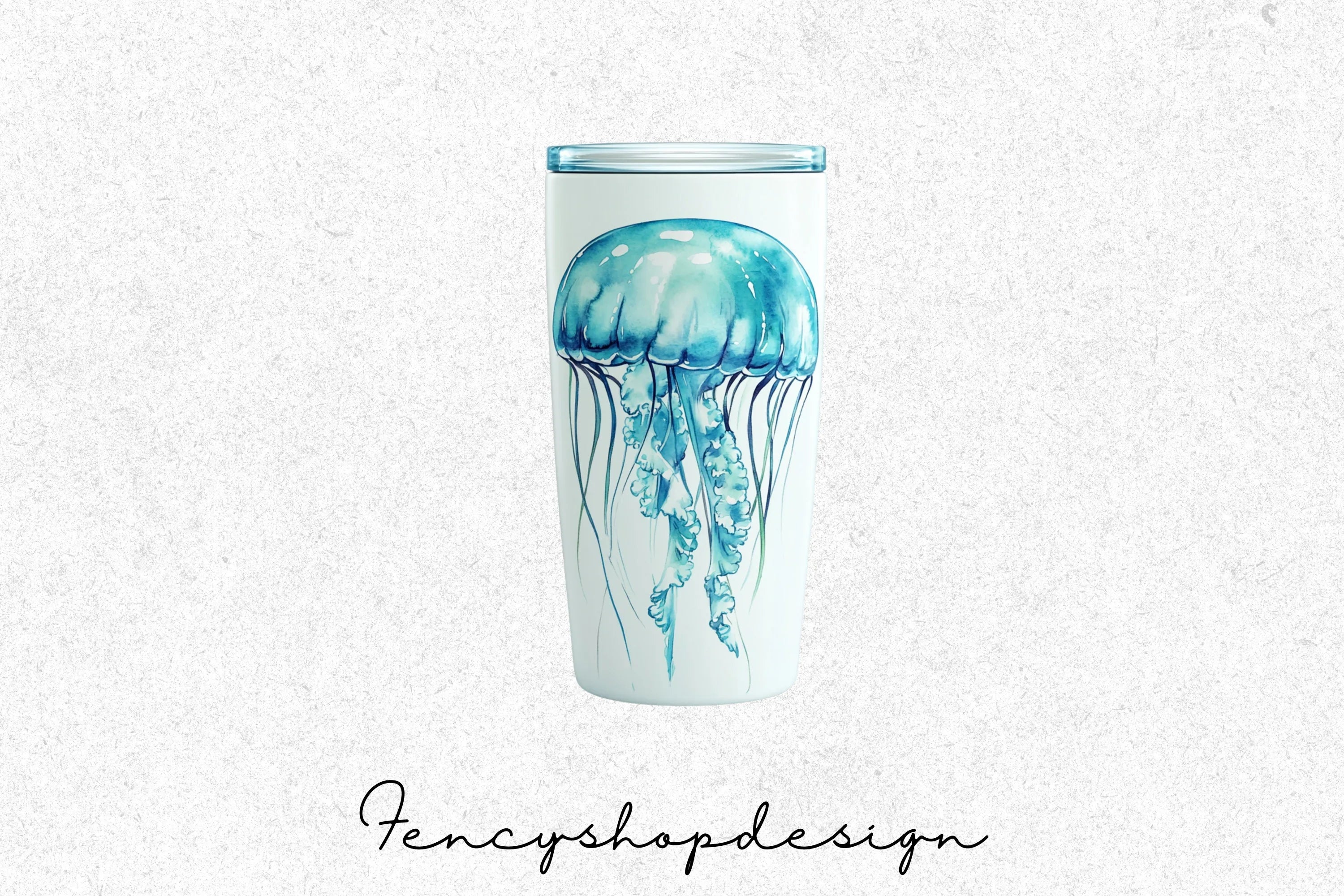 Jellyfish Ocean Clipart Bundle - Image 7