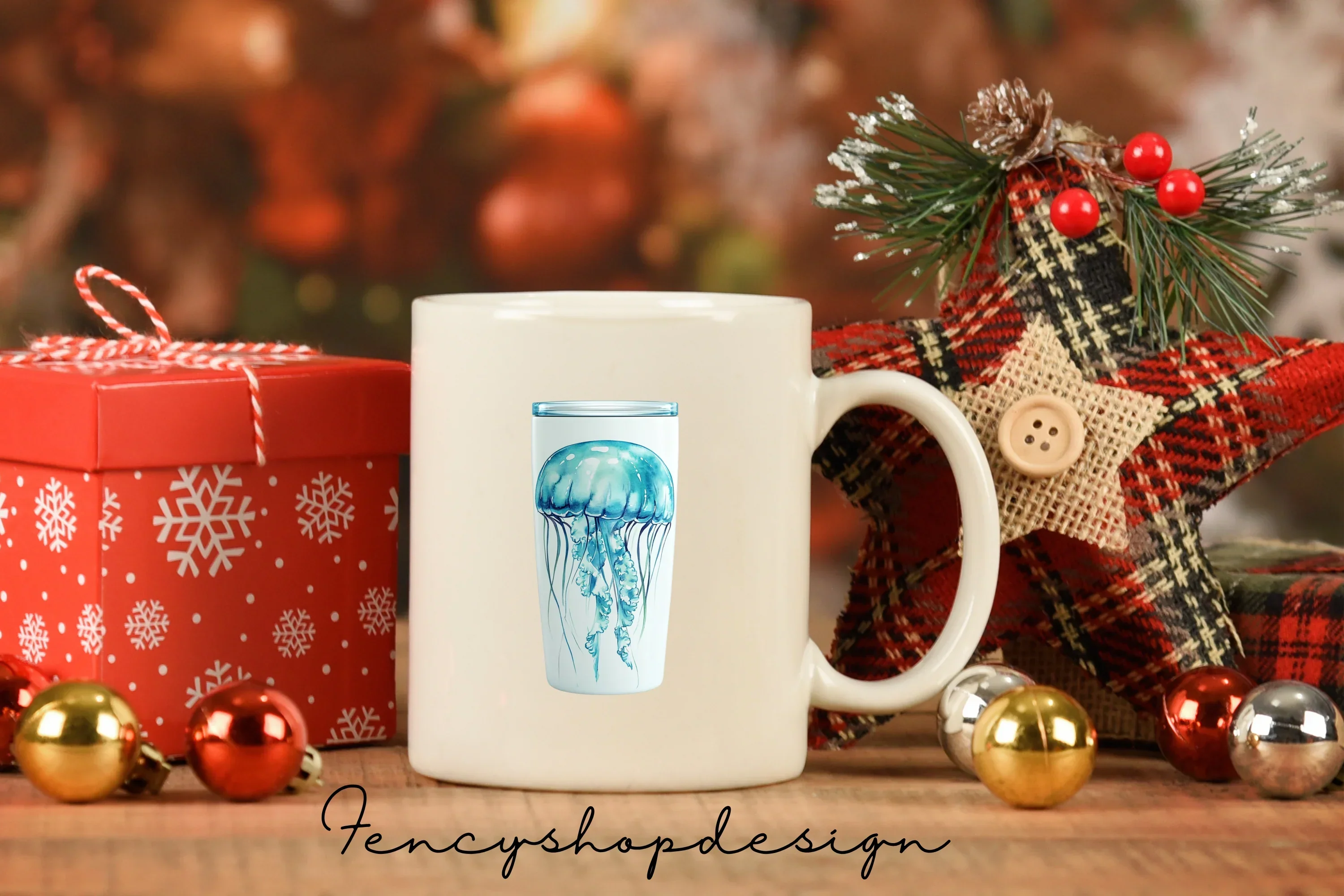 Jellyfish Ocean Clipart Bundle - Image 8