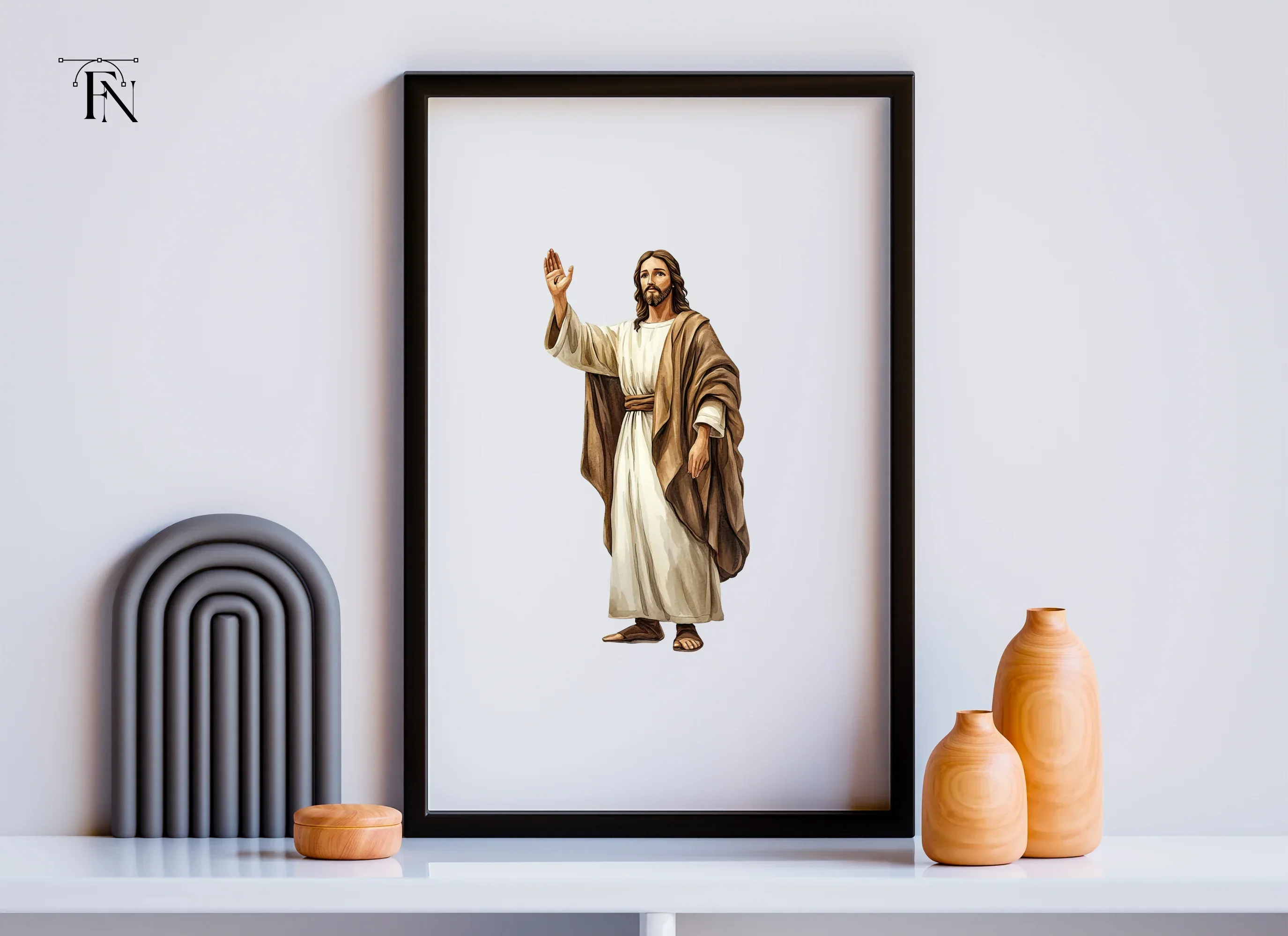 Jesus Waving and Blessing Clipart Bundle - Image 6
