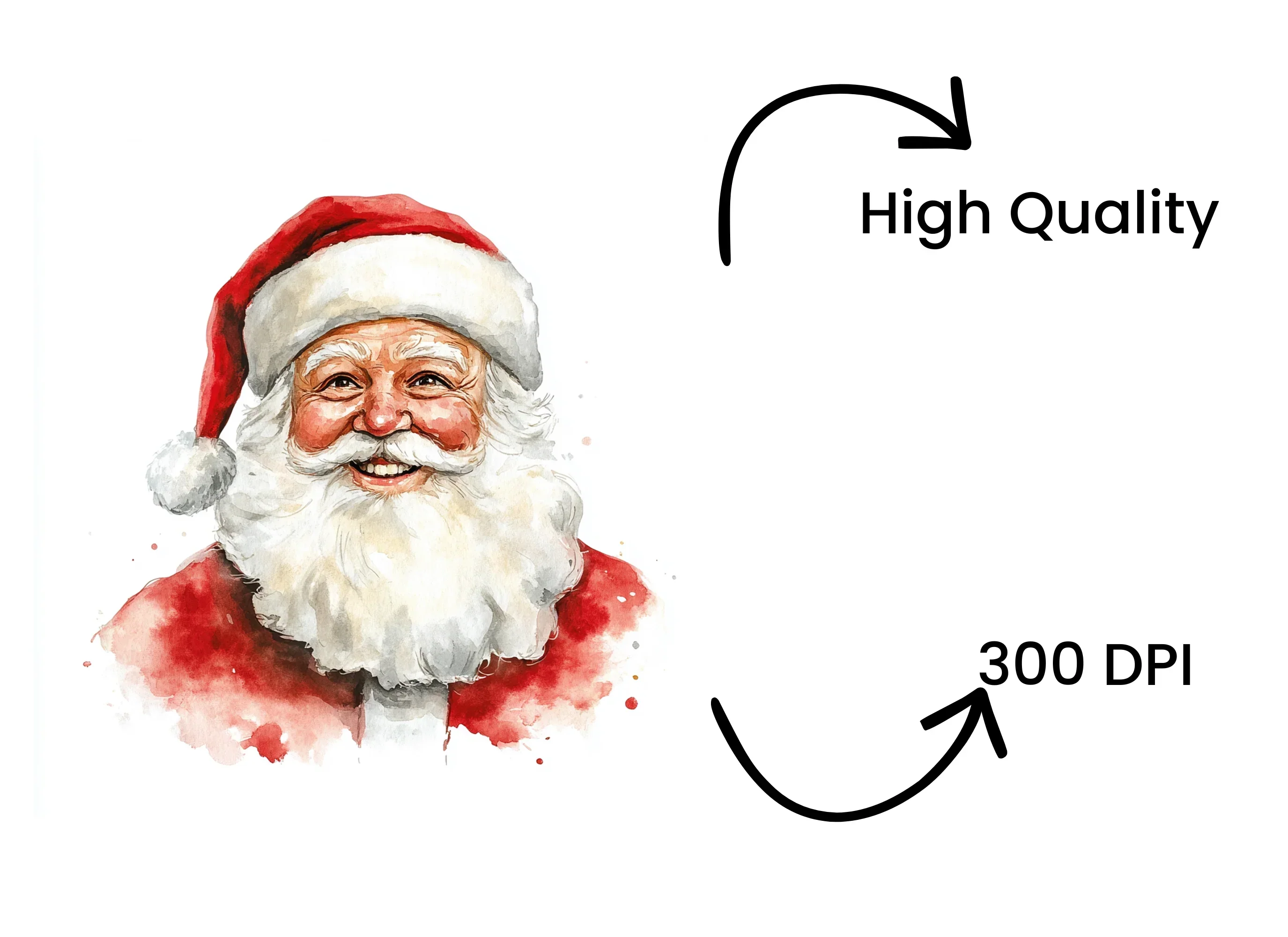 Jolly Santa Claus Clipart Bundle - Image 4