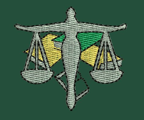 Justice Symbol Embroidery Design