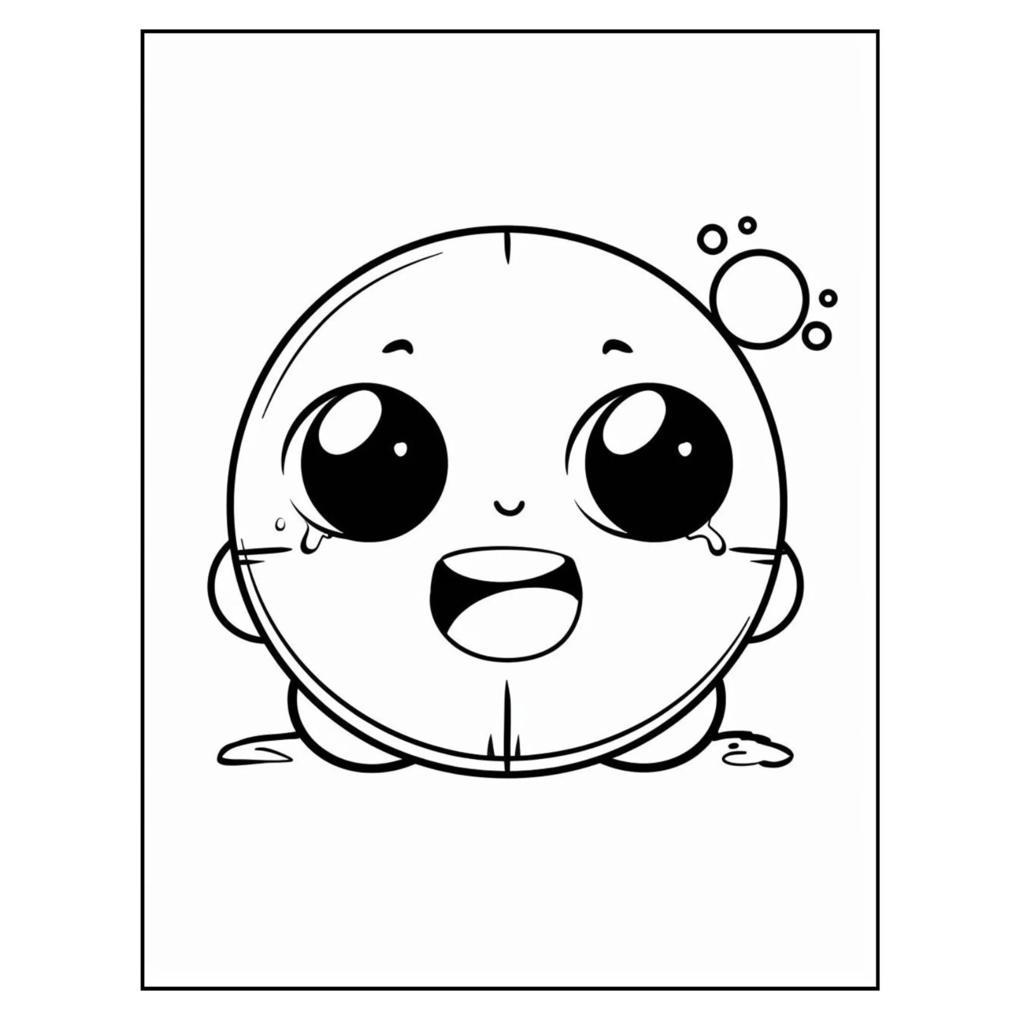 Kawaii Summer Coloring Pages - Image 3