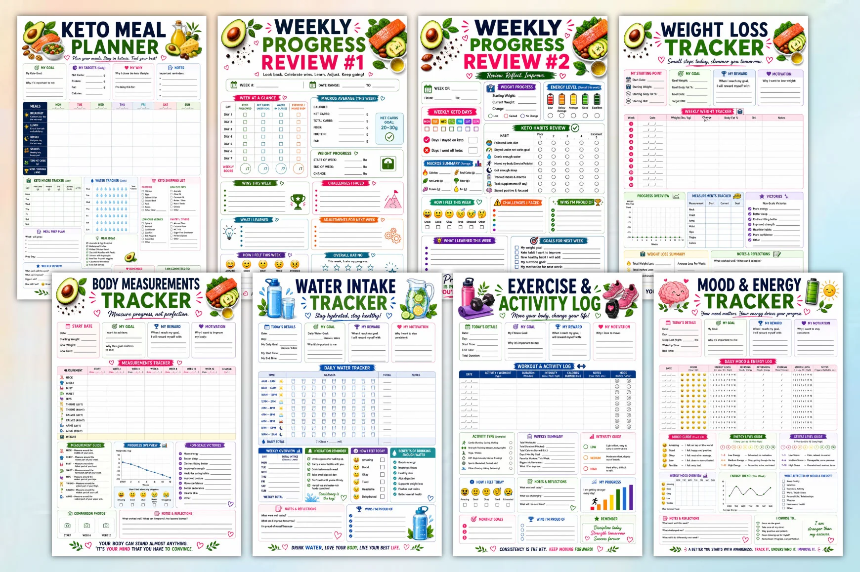 Keto Journey Progress Workbook - Image 2