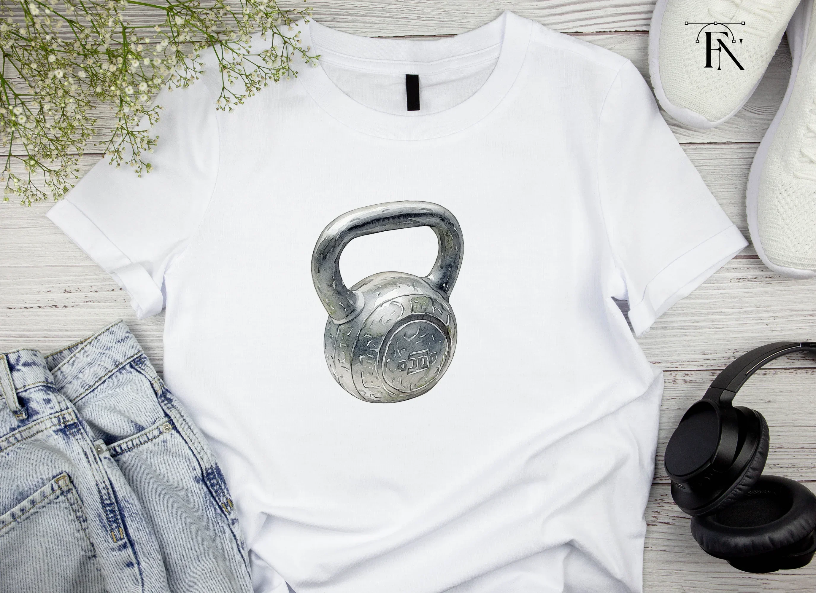 Kettlebell Workout Clipart Bundle - Image 4