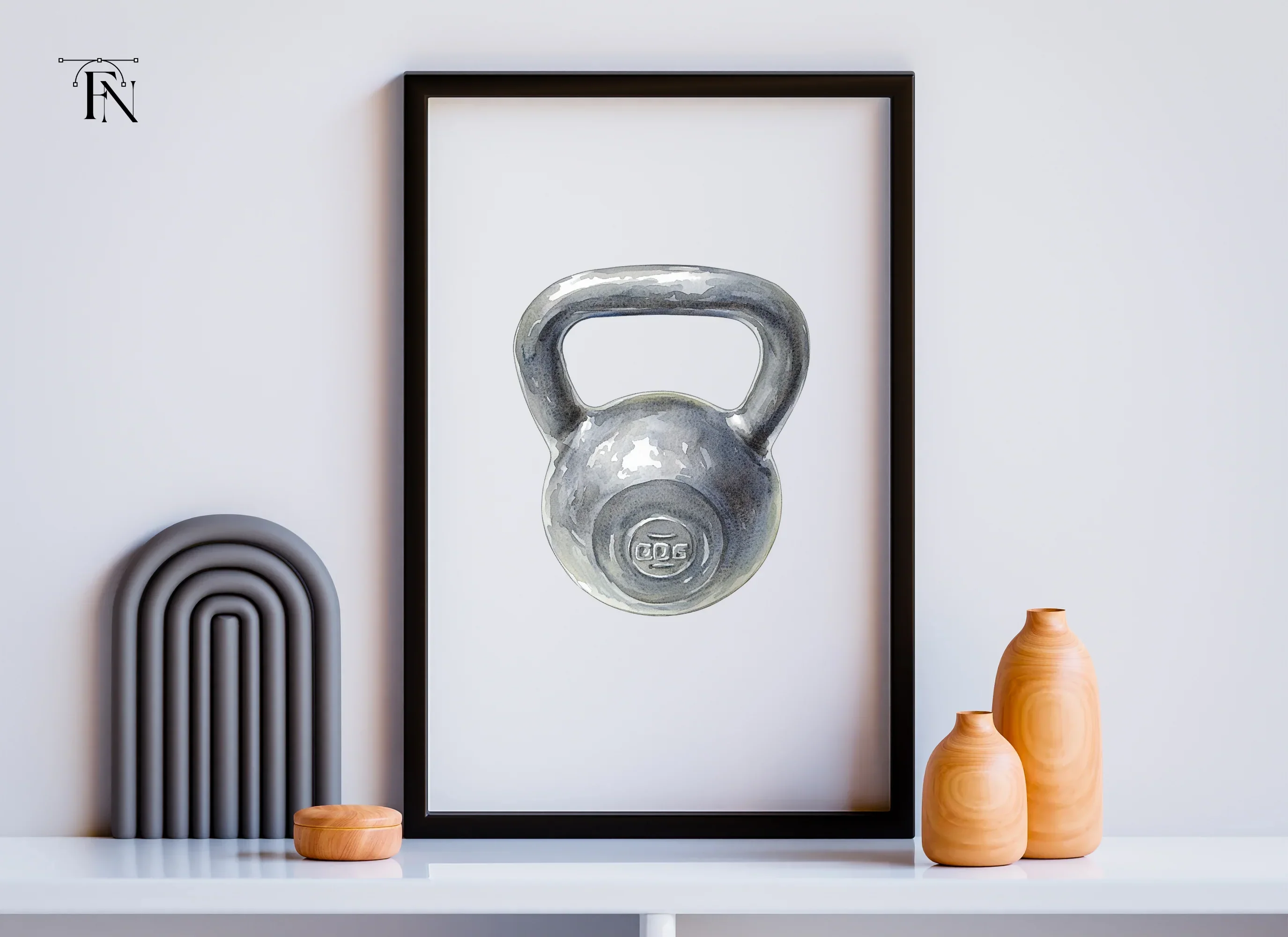 Kettlebell Workout Clipart Bundle - Image 6