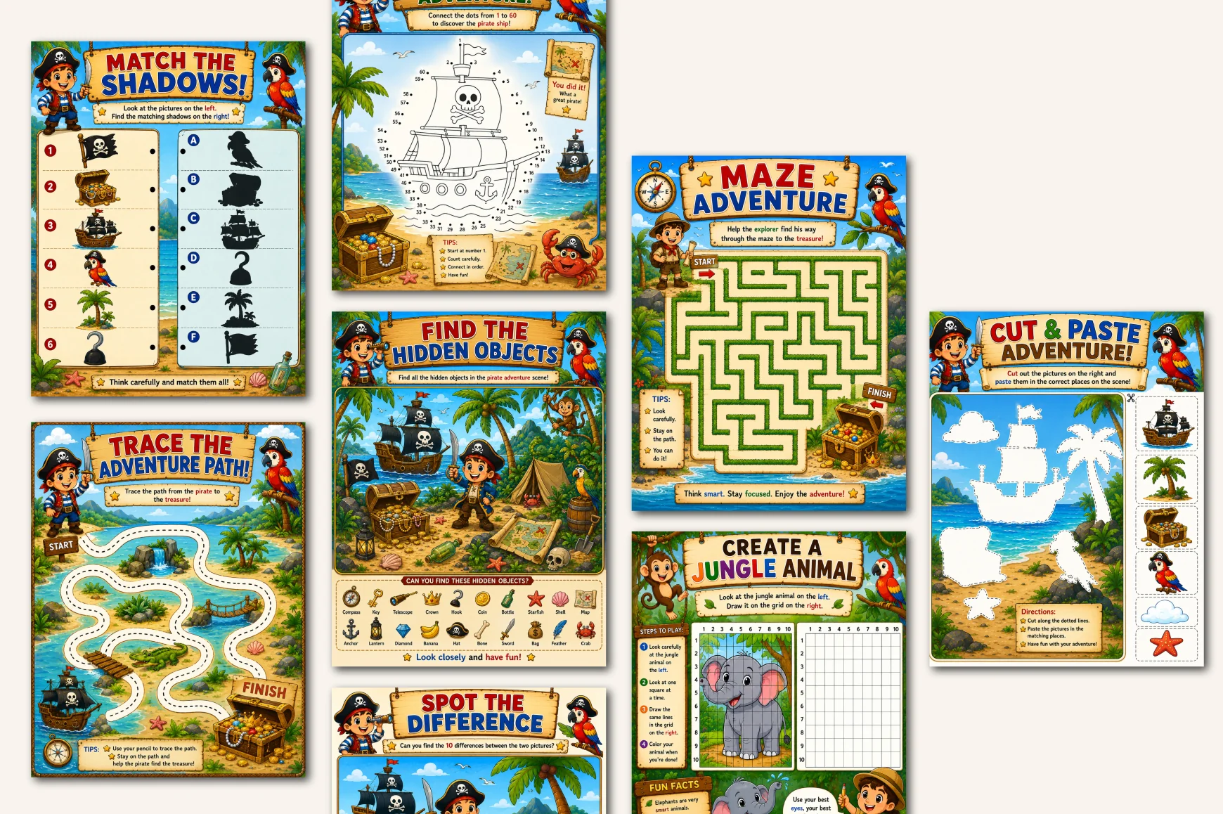 Kids Adventure Activity Book - Image 4