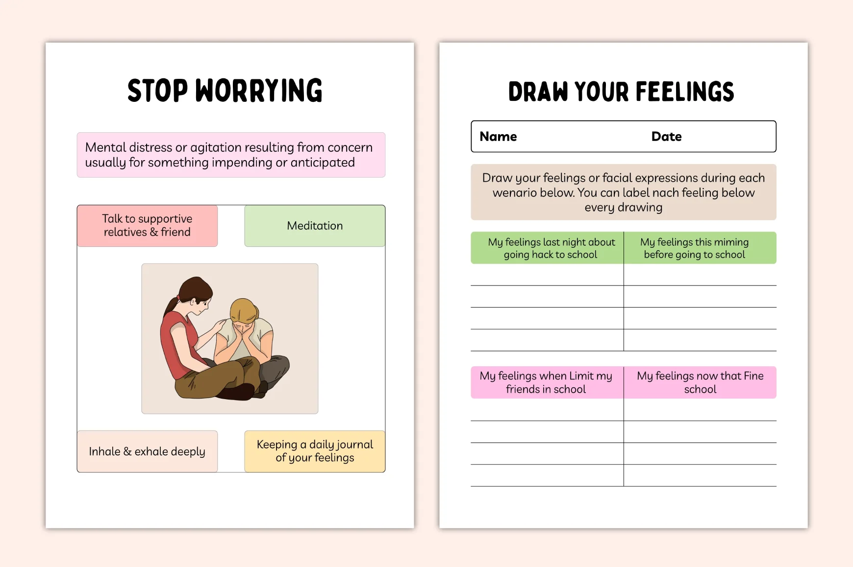 Kids Anxiety Coping Skills Journal - Image 2