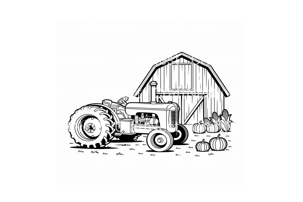 Kids Baking Pumpkin Pies Coloring Books - Image 4