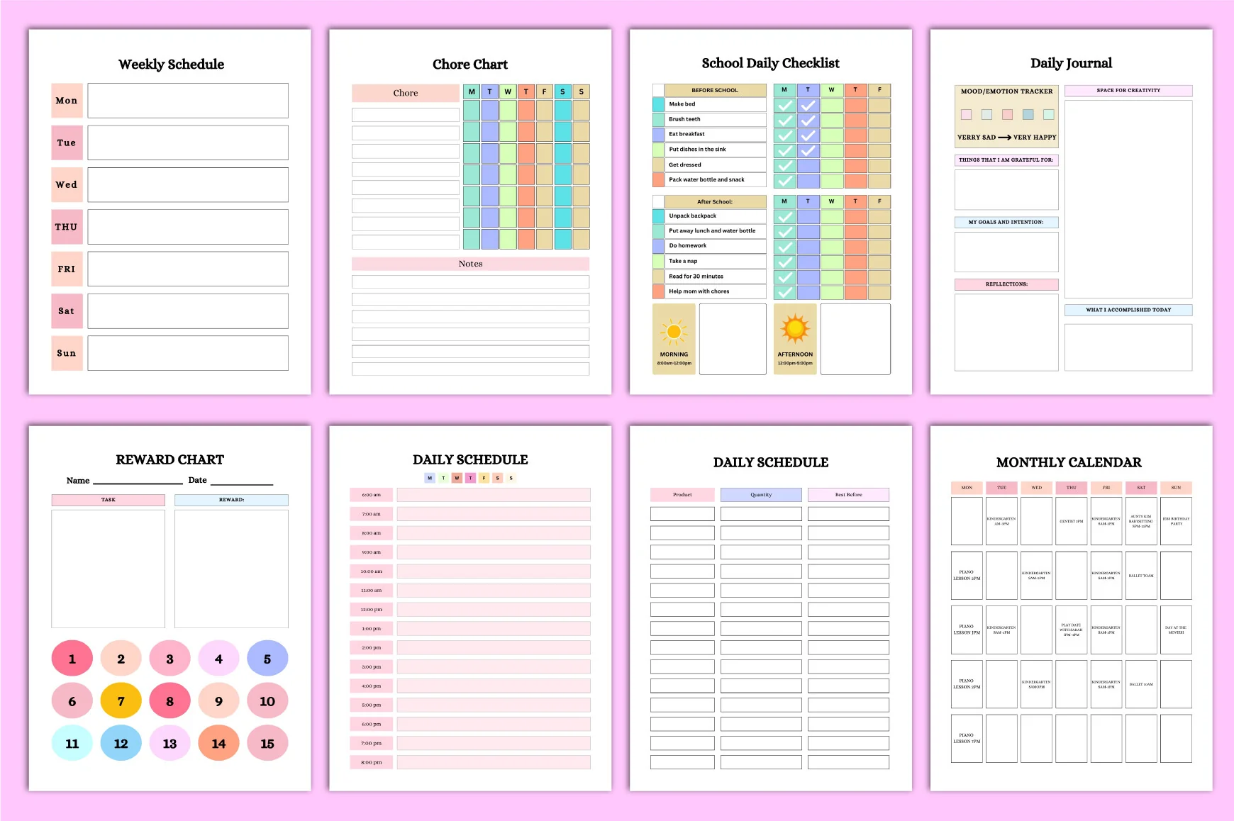 Kids Calendar Planner - Image 4