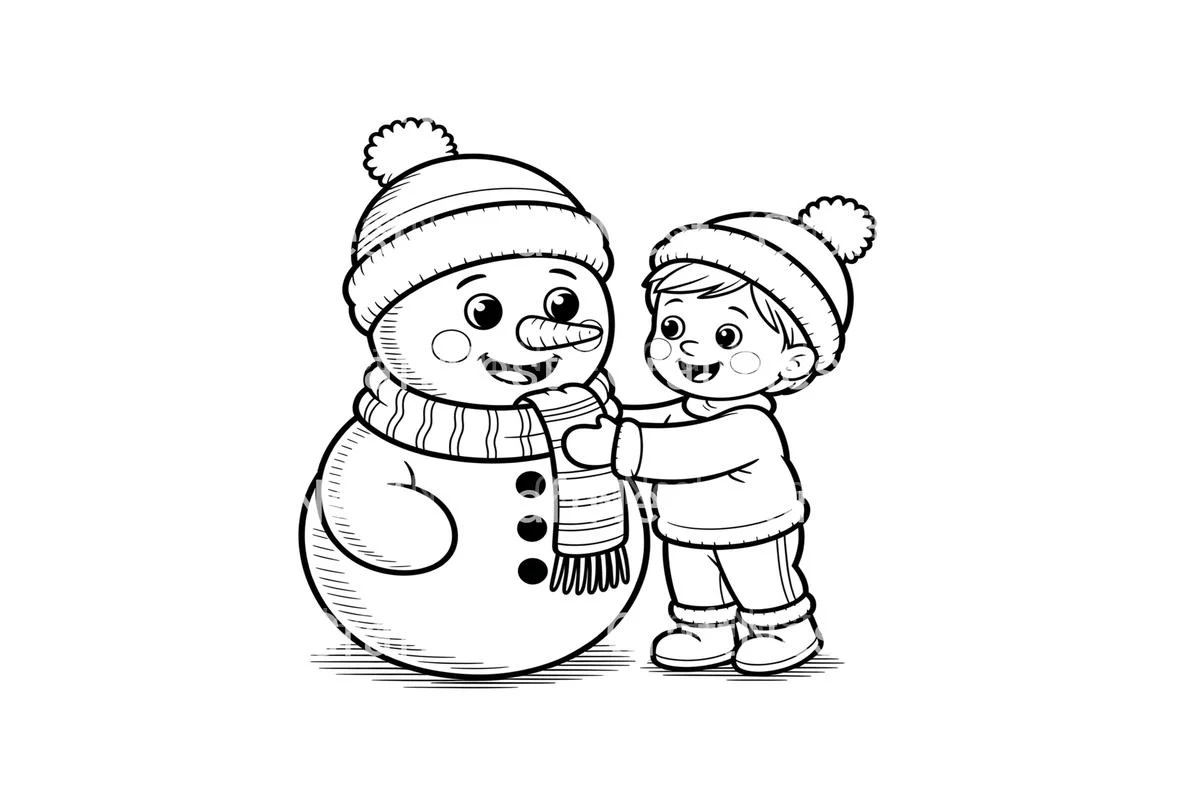 Kids Decorating Gingerbread House Fun Coloring Books - Image 2