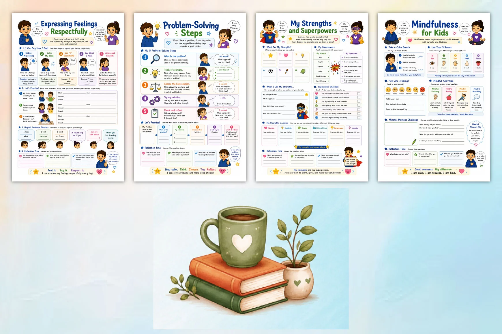 Kids Emotional Regulation Anger Workbook - Image 4