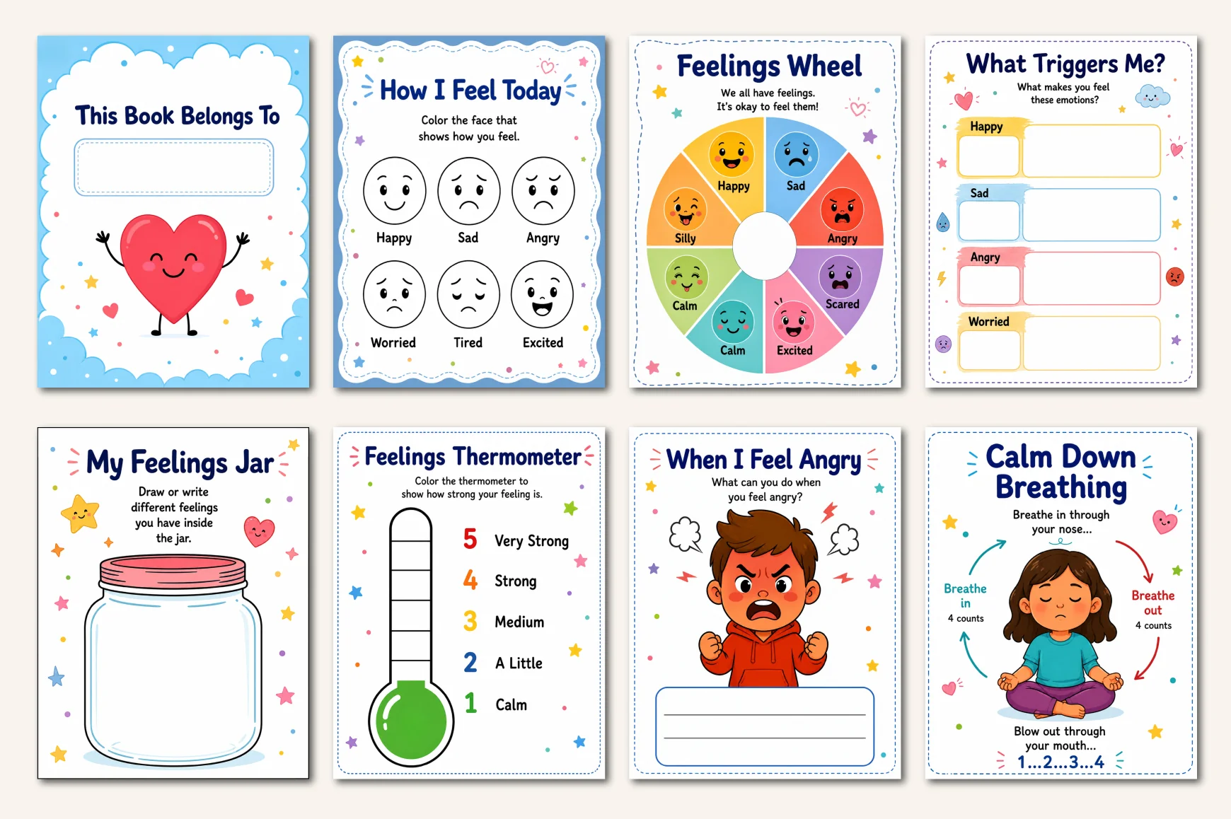 Kids Emotional Regulation Workbook - Image 2