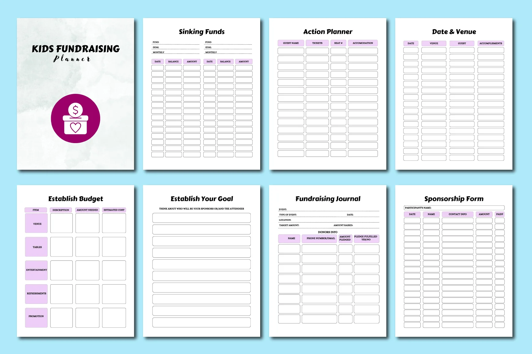 Kids Fundraising Planner - Image 2