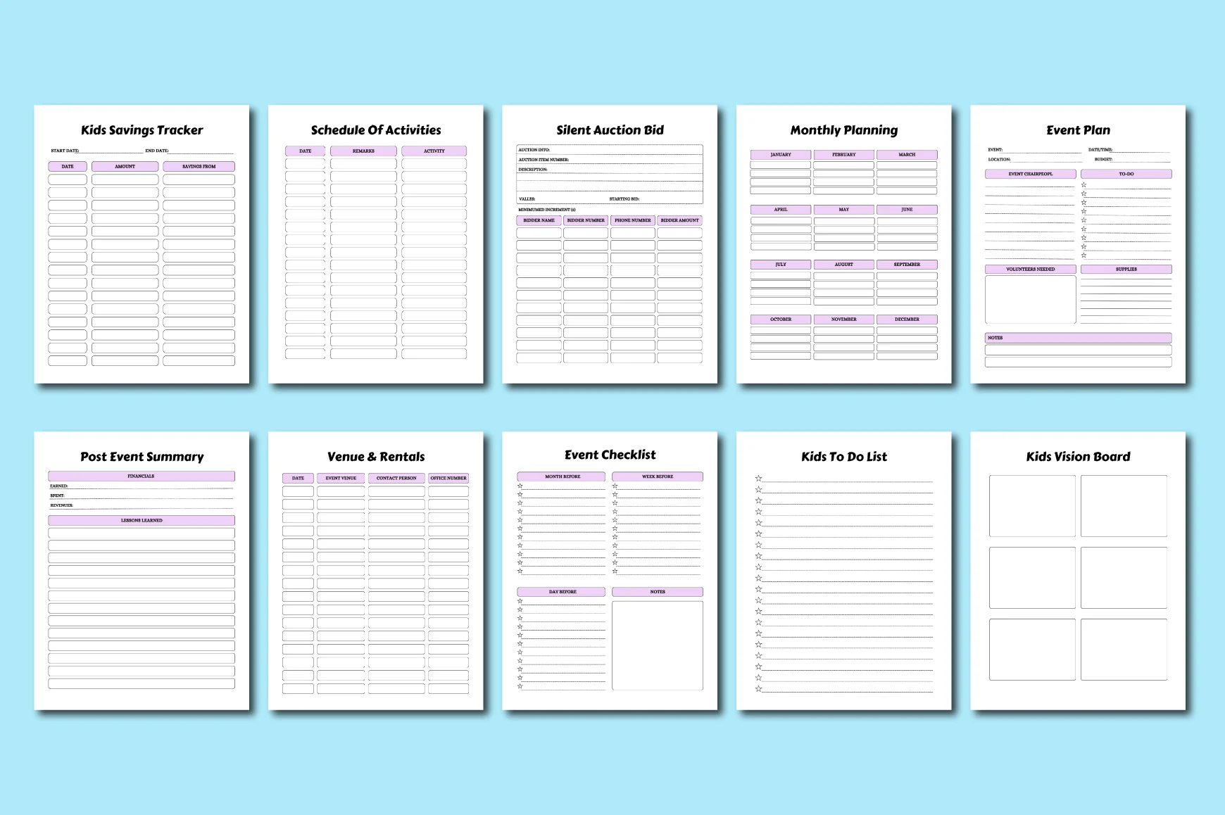 Kids Fundraising Planner - Image 3
