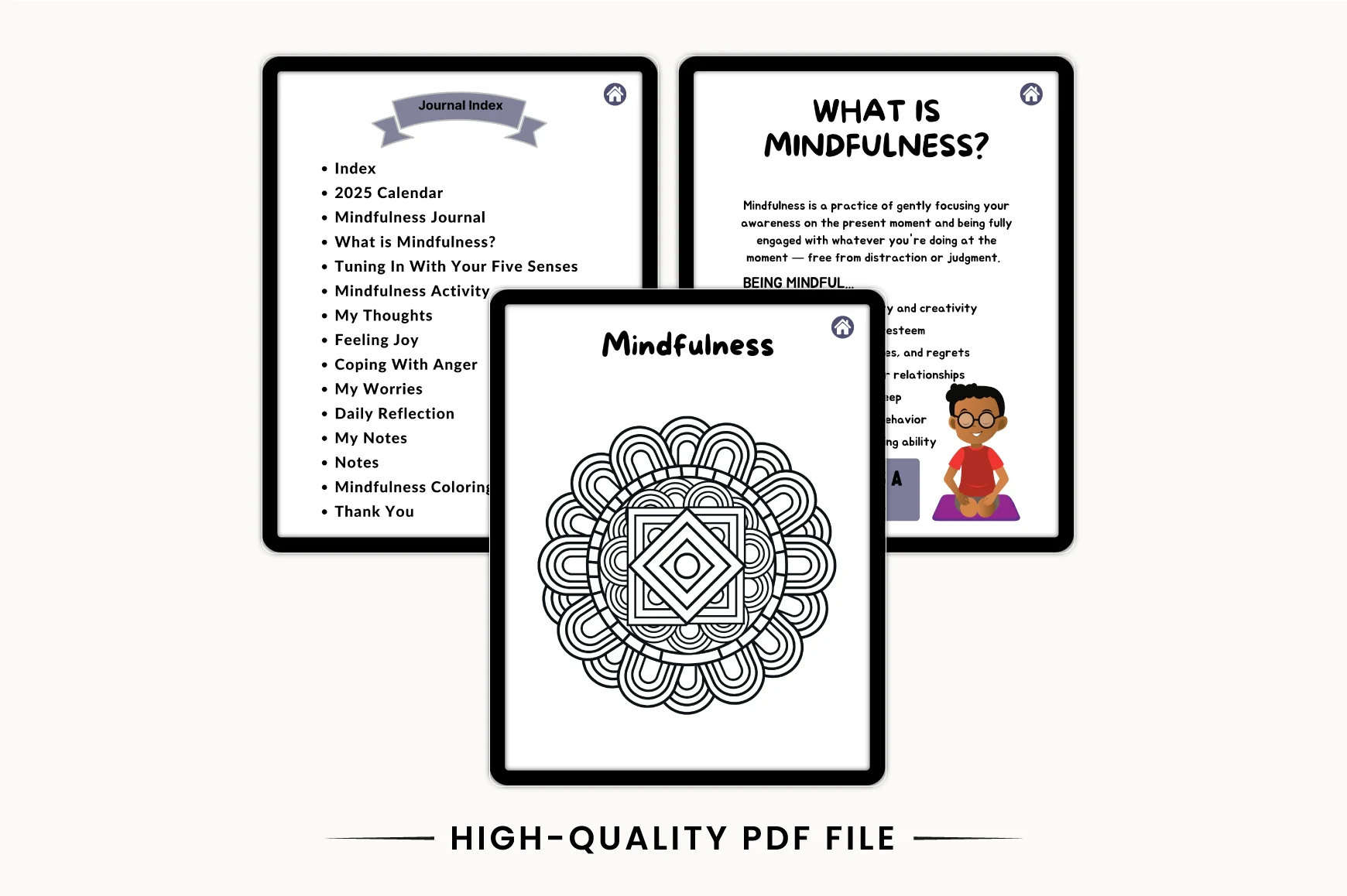Kids Meditation Mindfulness Journal - Image 2