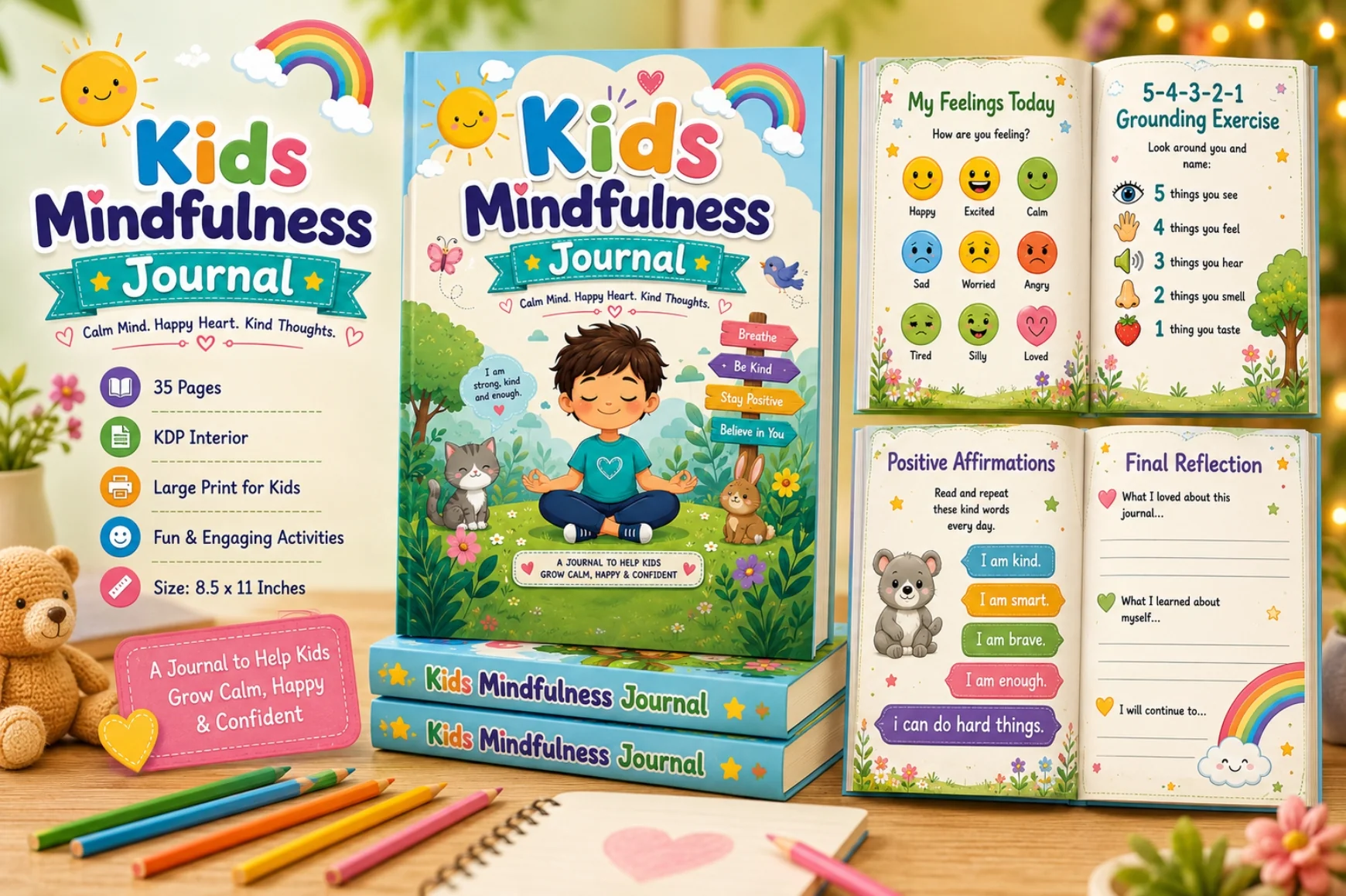 Kids Mindfulness Journal
