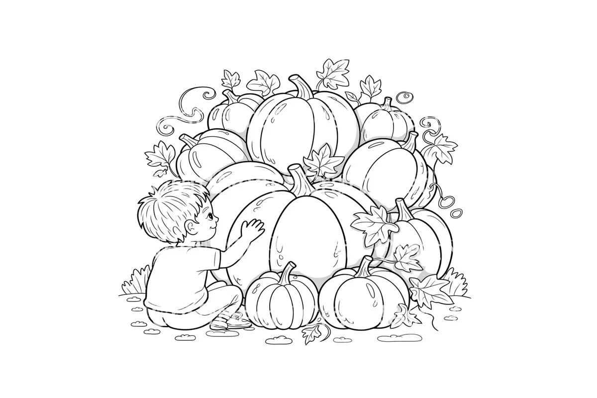 Kids Painting Autumn Leaves Coloring Books - Image 4