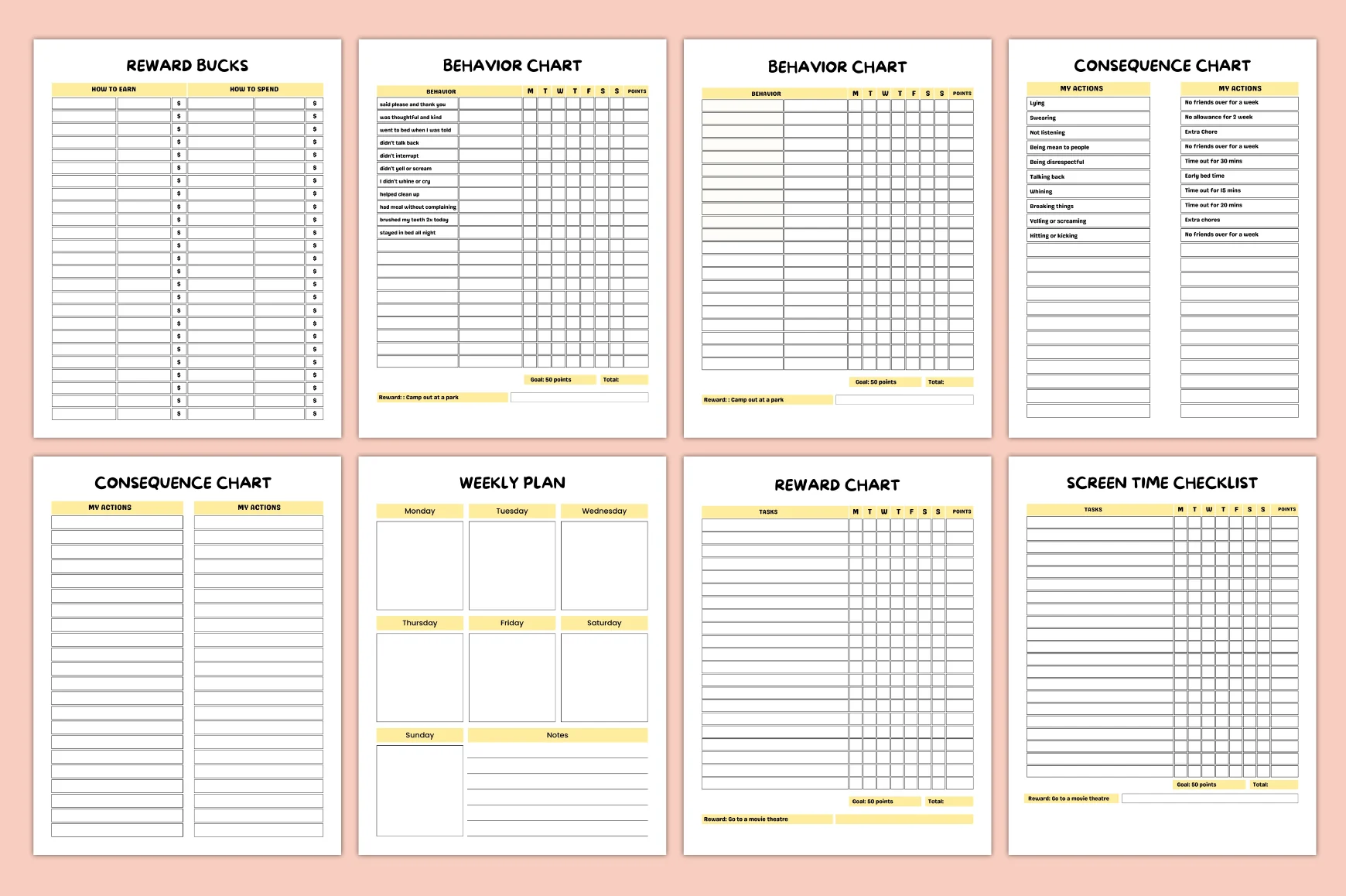 Kids Progress Reward Journal - Image 3