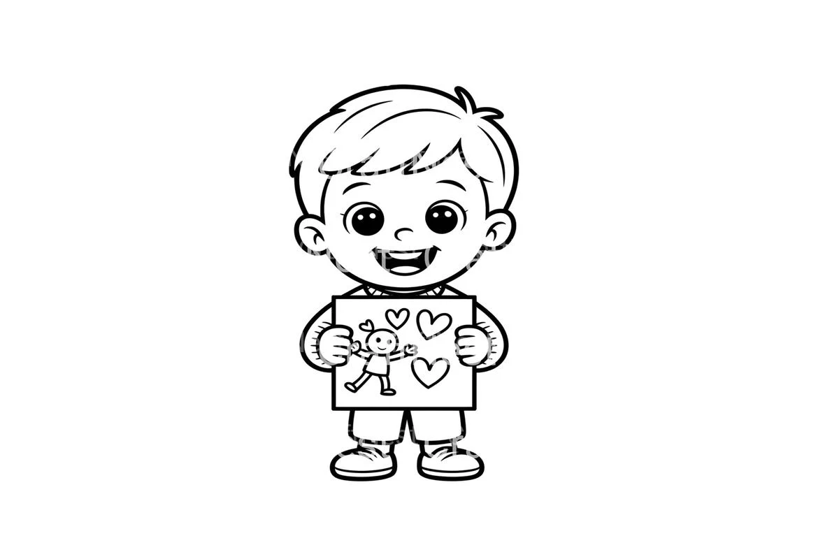 Kids Showing Love Coloring Books - Image 2