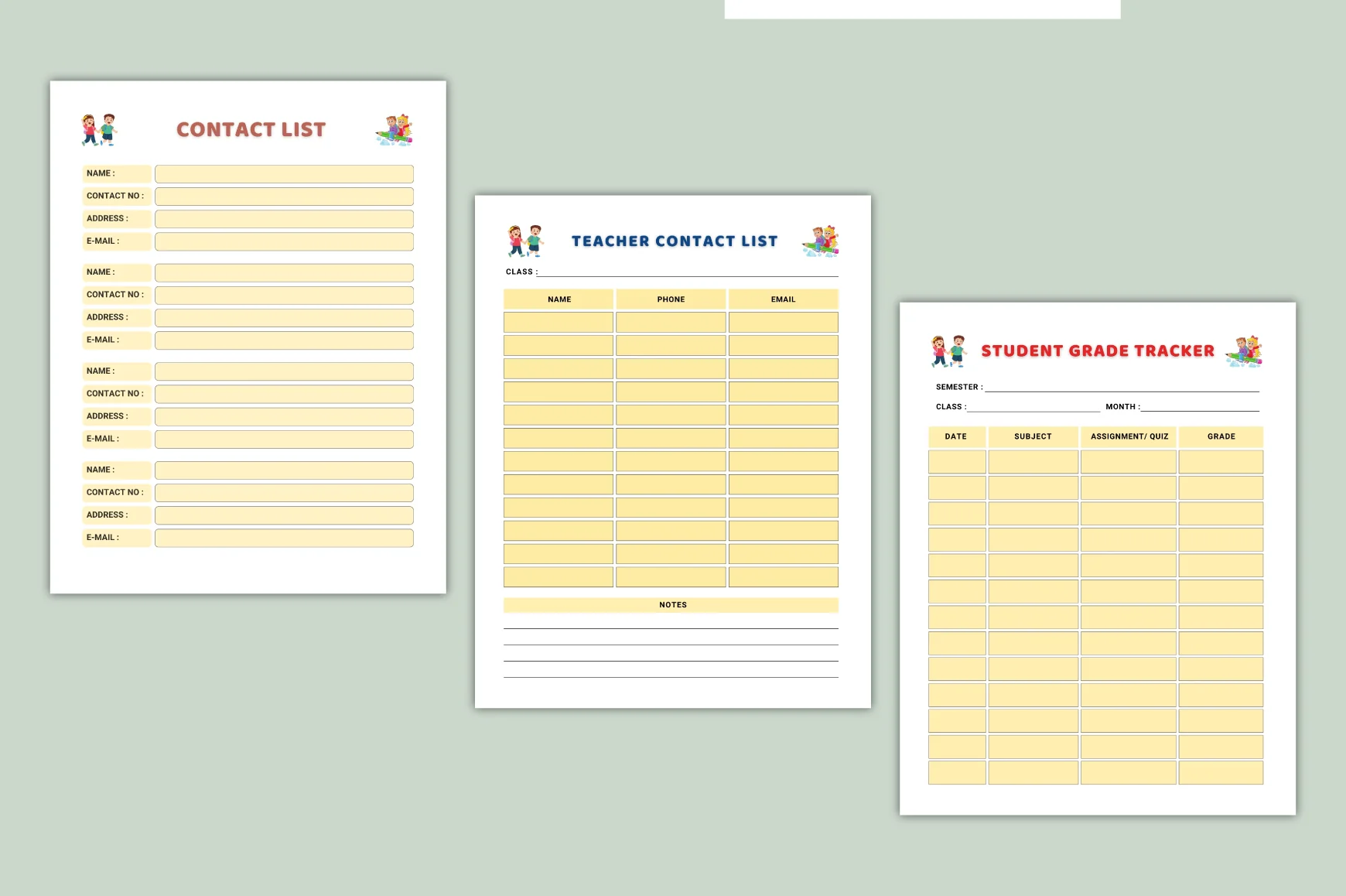 Kids Study School Planner - Image 2
