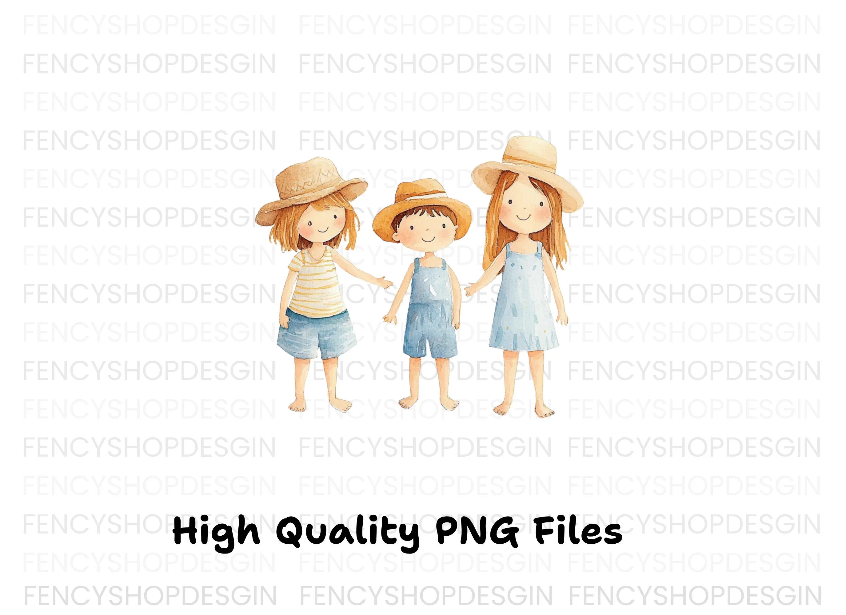 Kids Summer Beach Vacation Clipart Bundle - Image 2