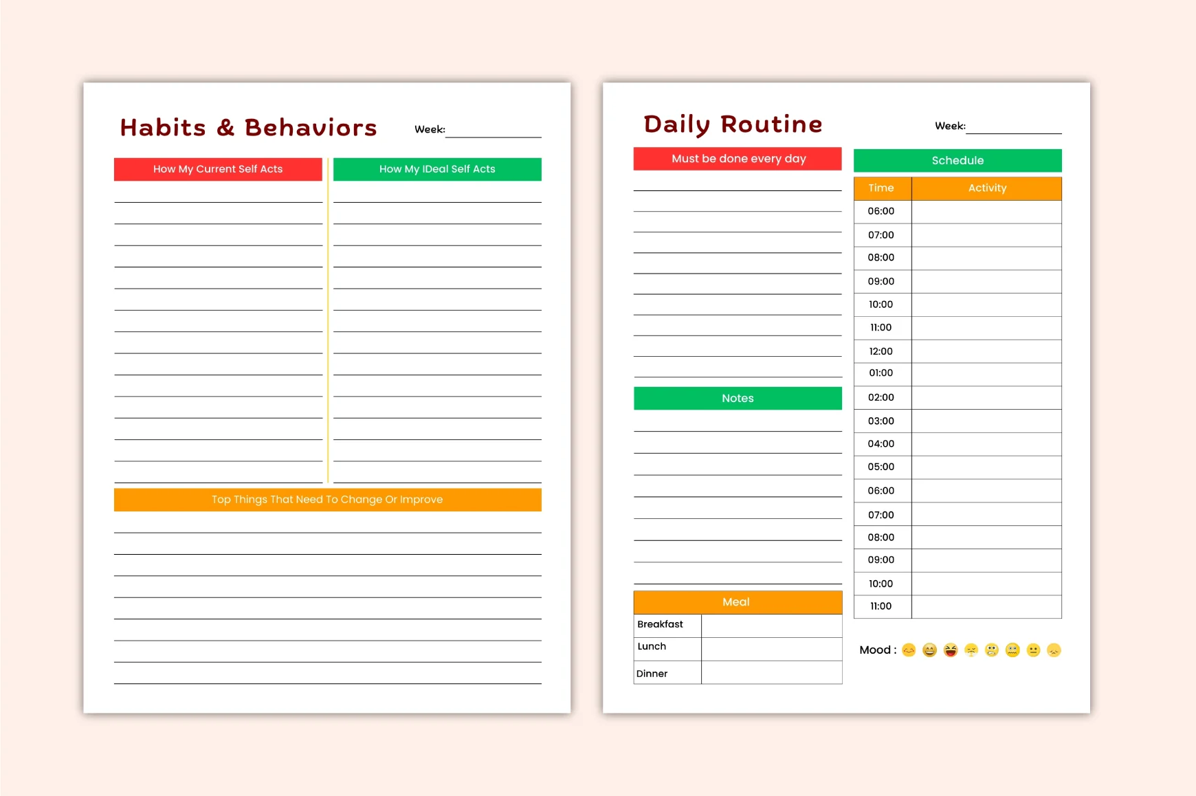 Kids Task Responsibility Chart Planner - Image 3