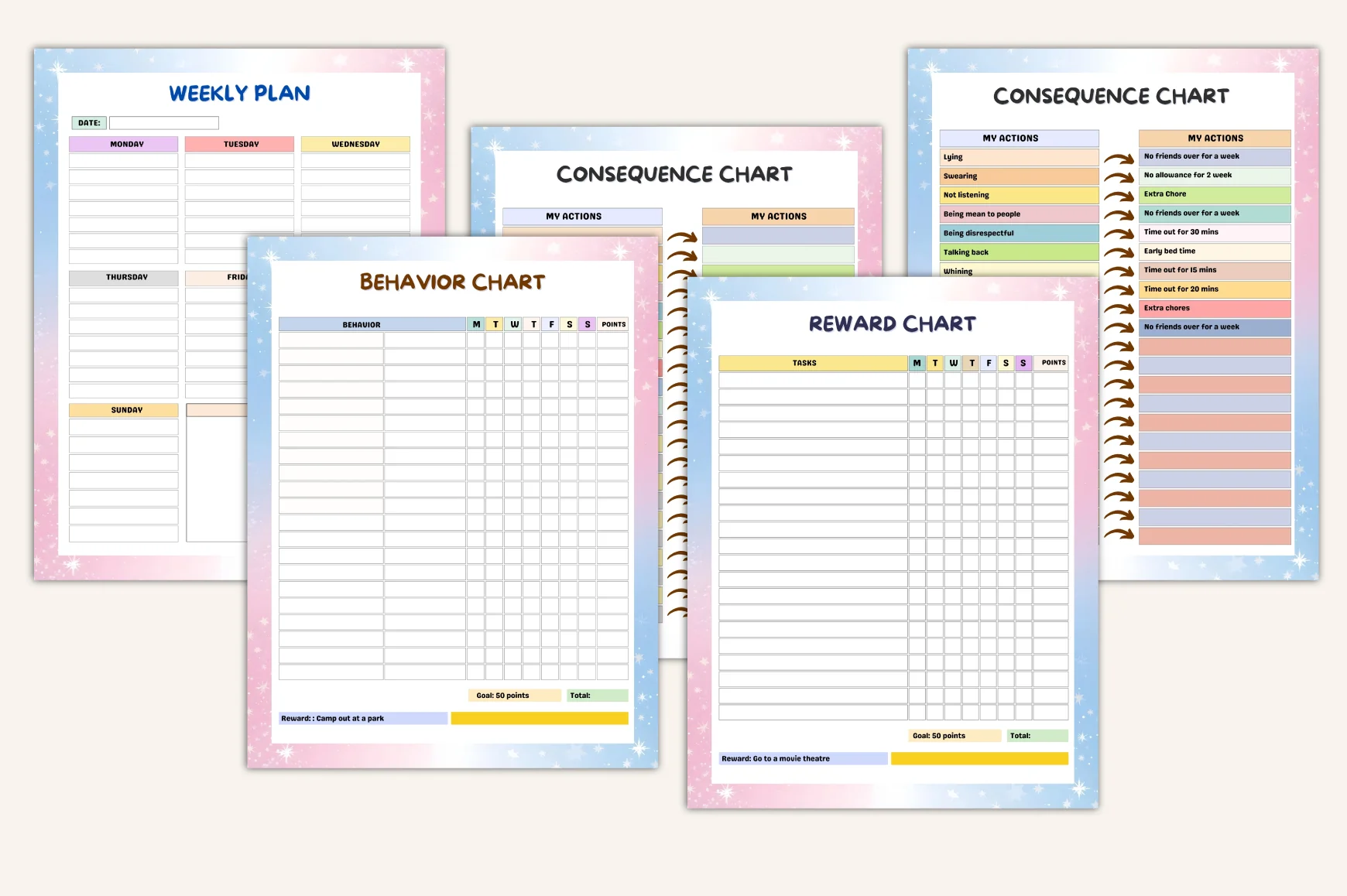 Kids Task Reward Charts Planner - Image 6