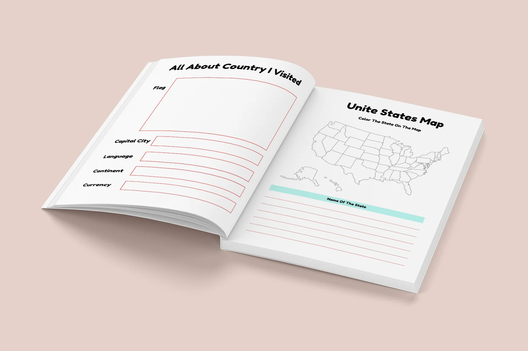 Kids Vacation Travel Journal - Image 2