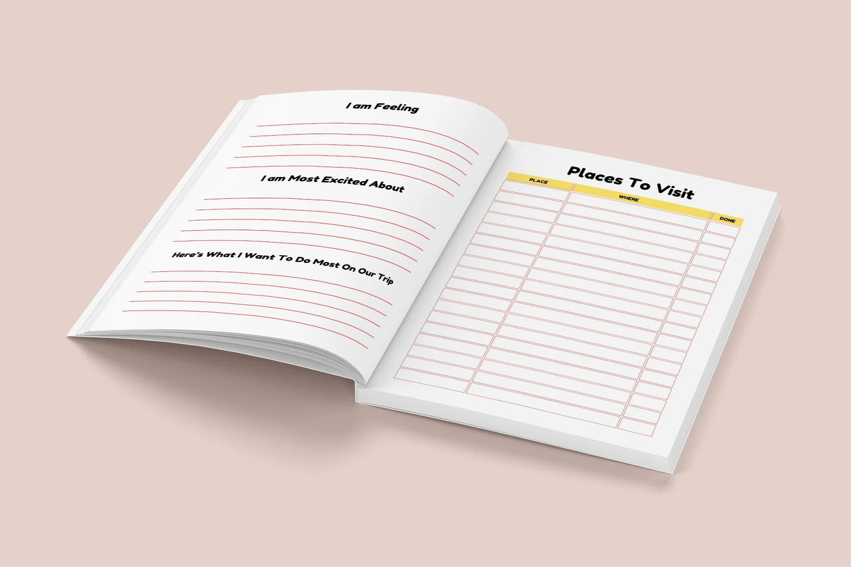 Kids Vacation Travel Journal - Image 3