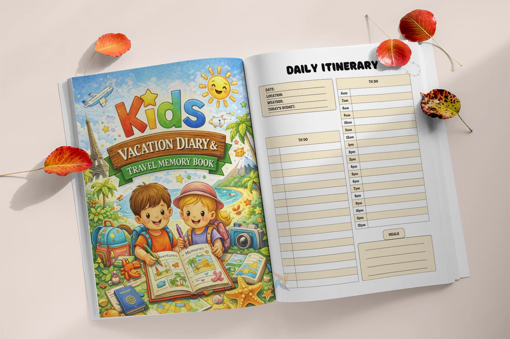 Kids' Vacation Travel Memory Guide - Image 2