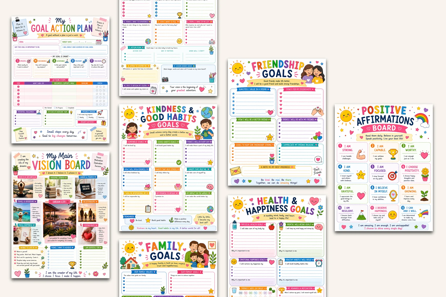Kids Vision Board Workbook - Image 4