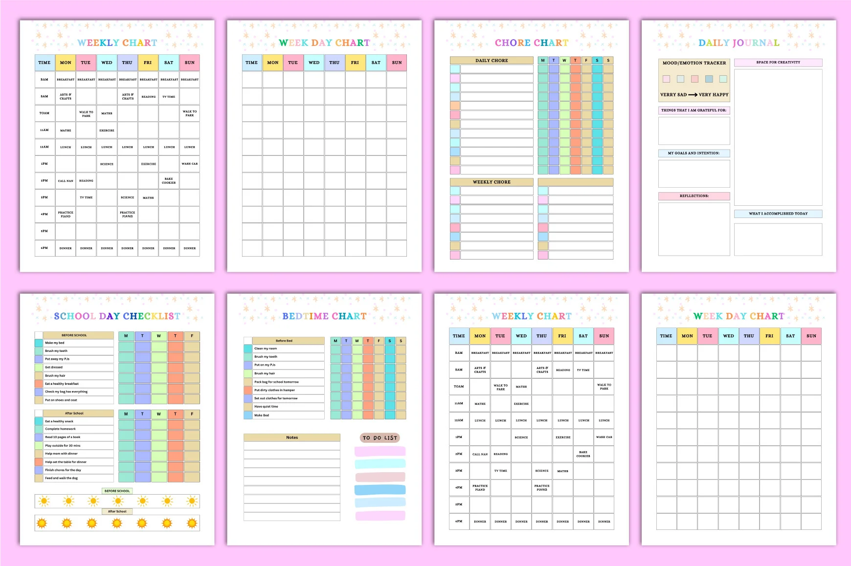 Kids Weekly Planner - Image 2