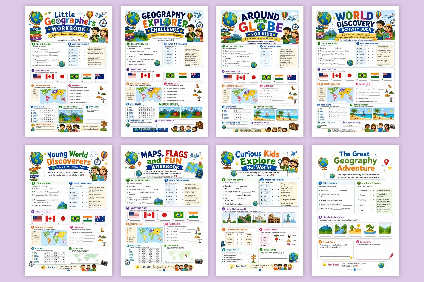 Kids World Explorer Workbook - Image 4