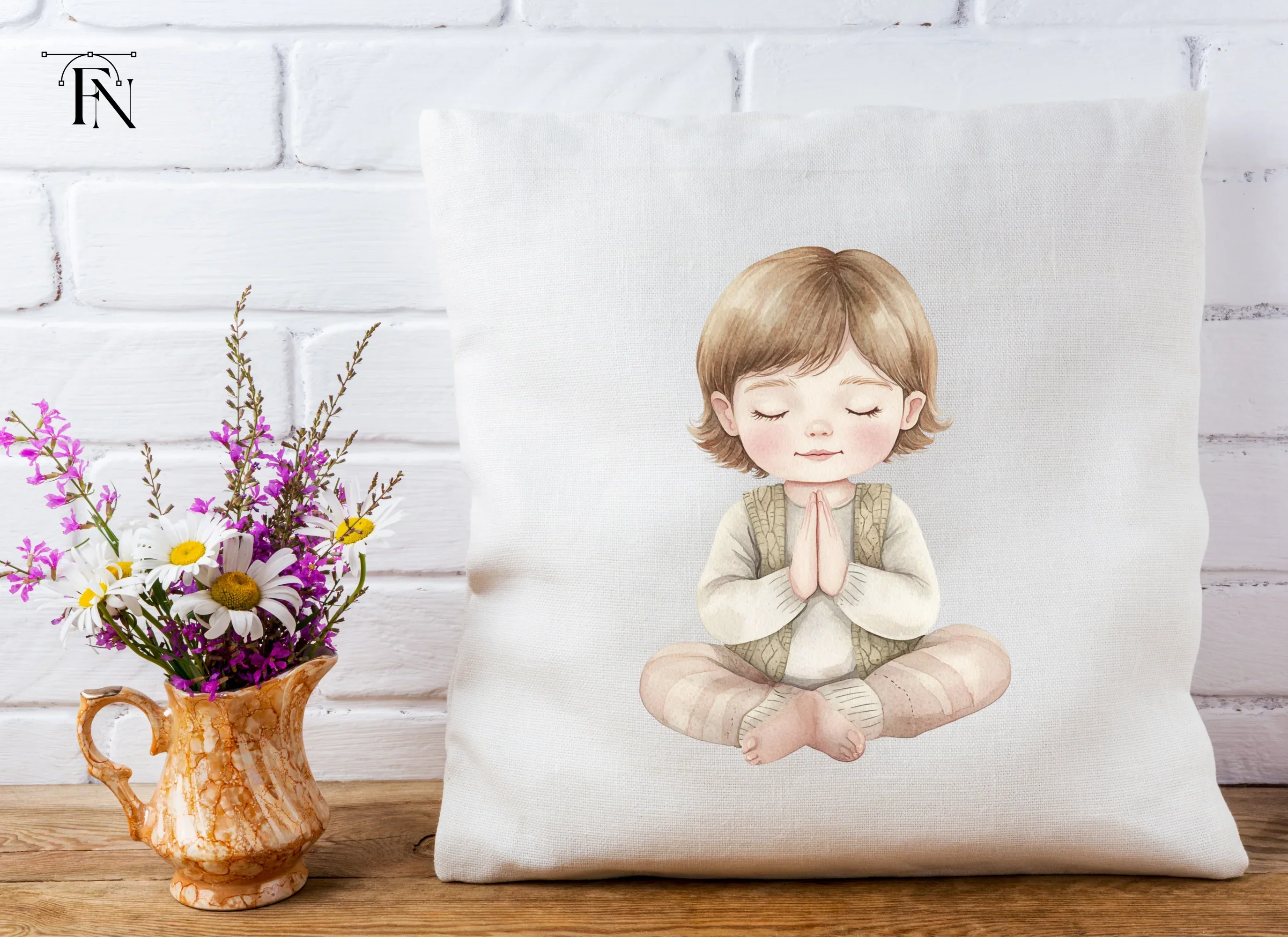 Kids Yoga and Meditation Clipart Bundle - Image 4