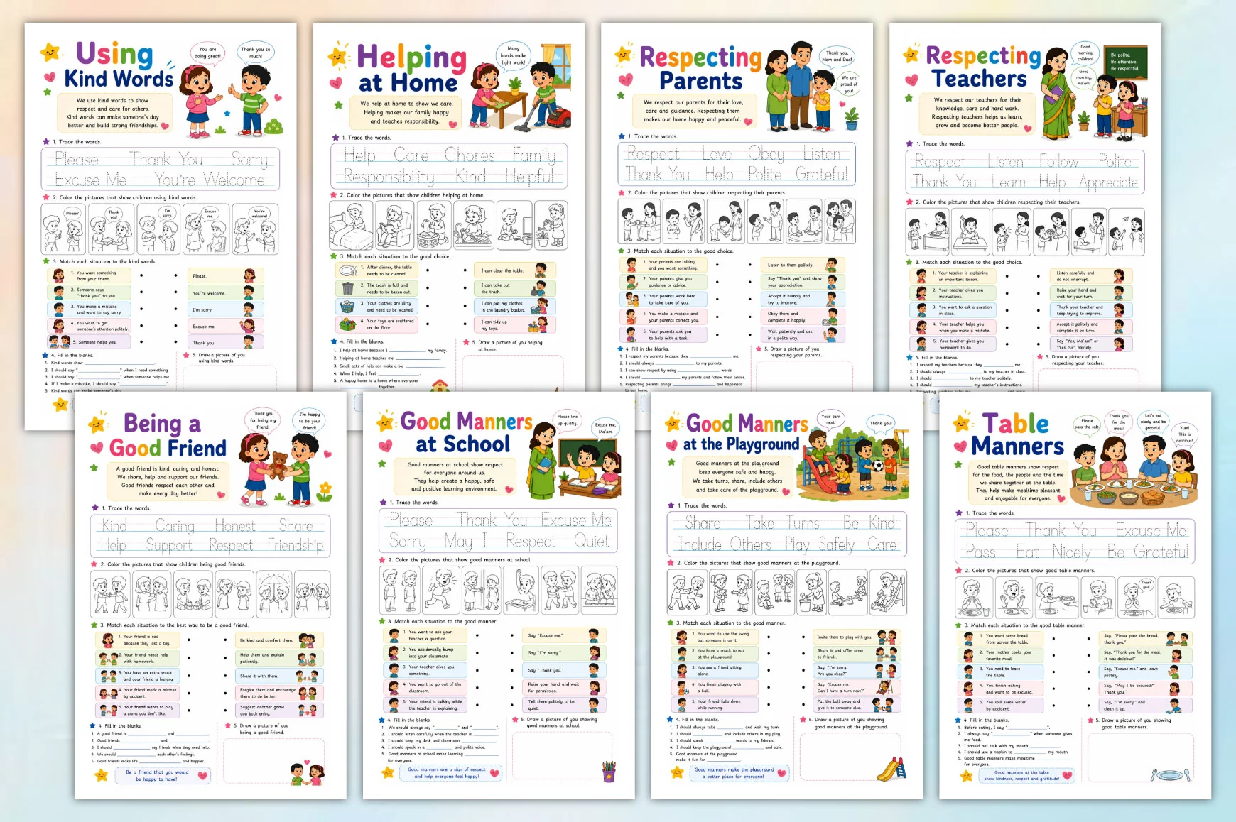 Kind Manners Activity For Kids Book - Image 2