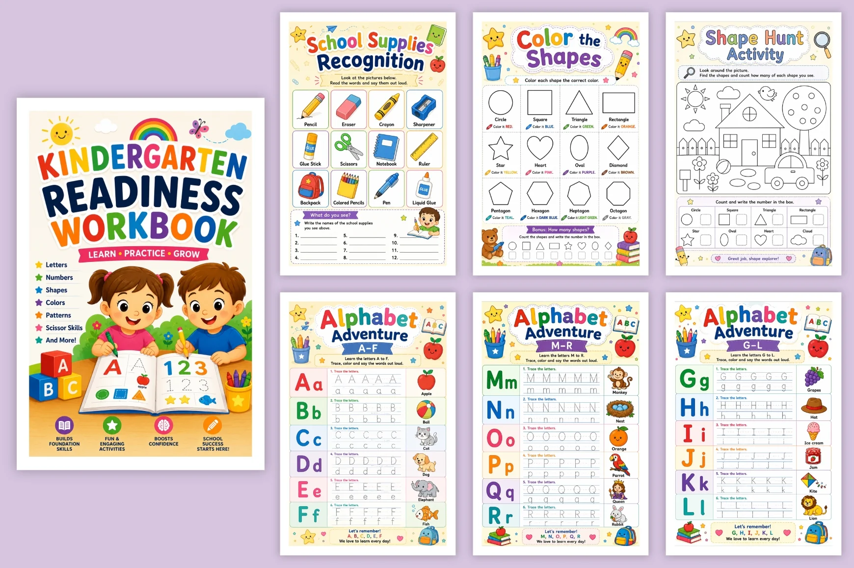 Kindergarten Readiness Workbook - Image 5
