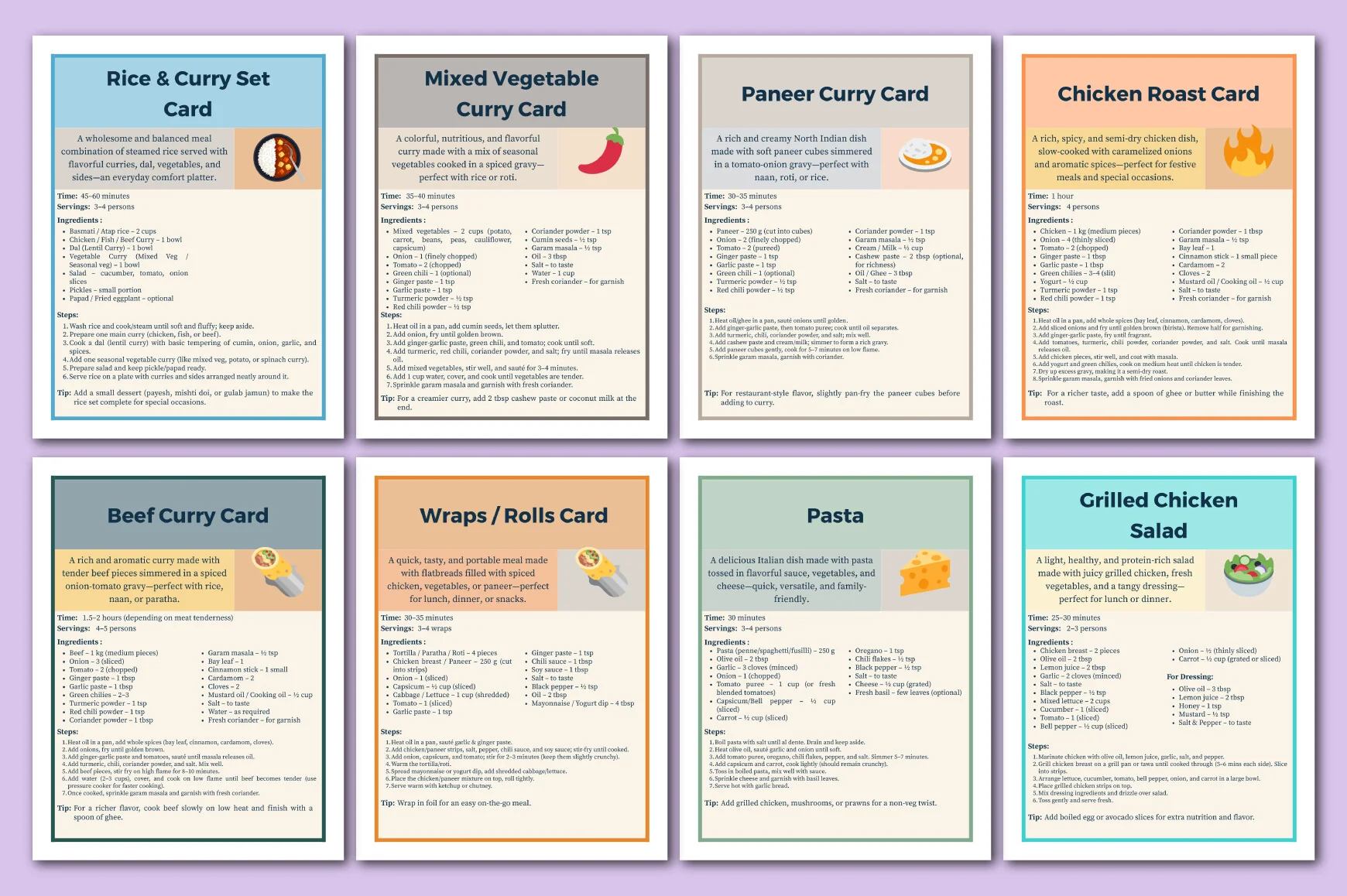Kitchen Recipe Cards - Image 6