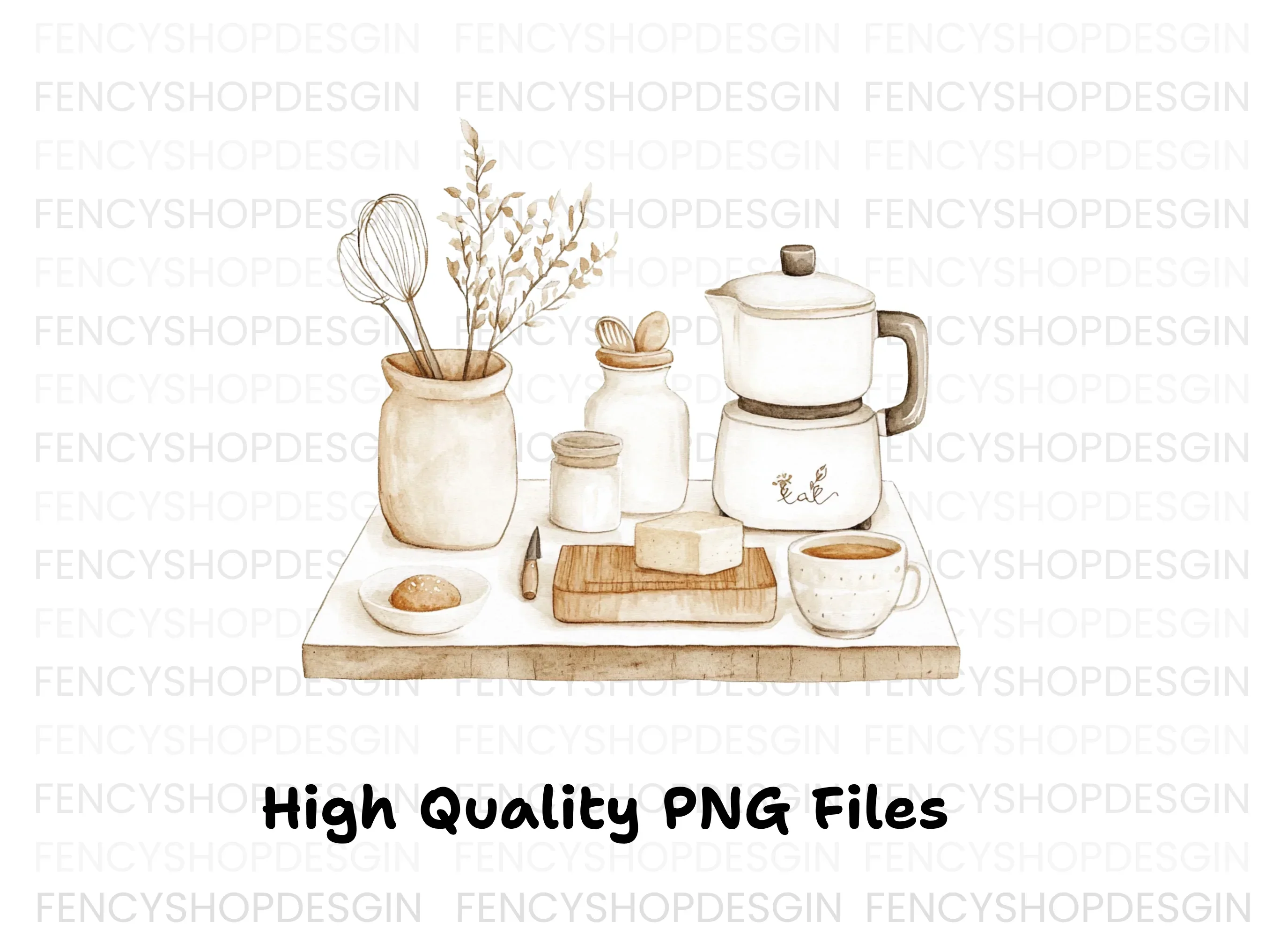 Kitchen Utensils Clipart Bundle - Image 2