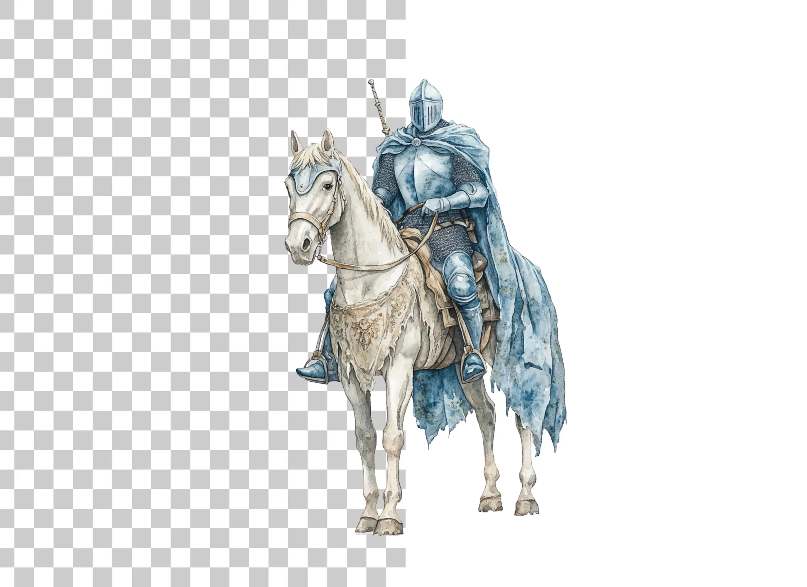 Knights on Horseback Clipart Bundle - Image 2
