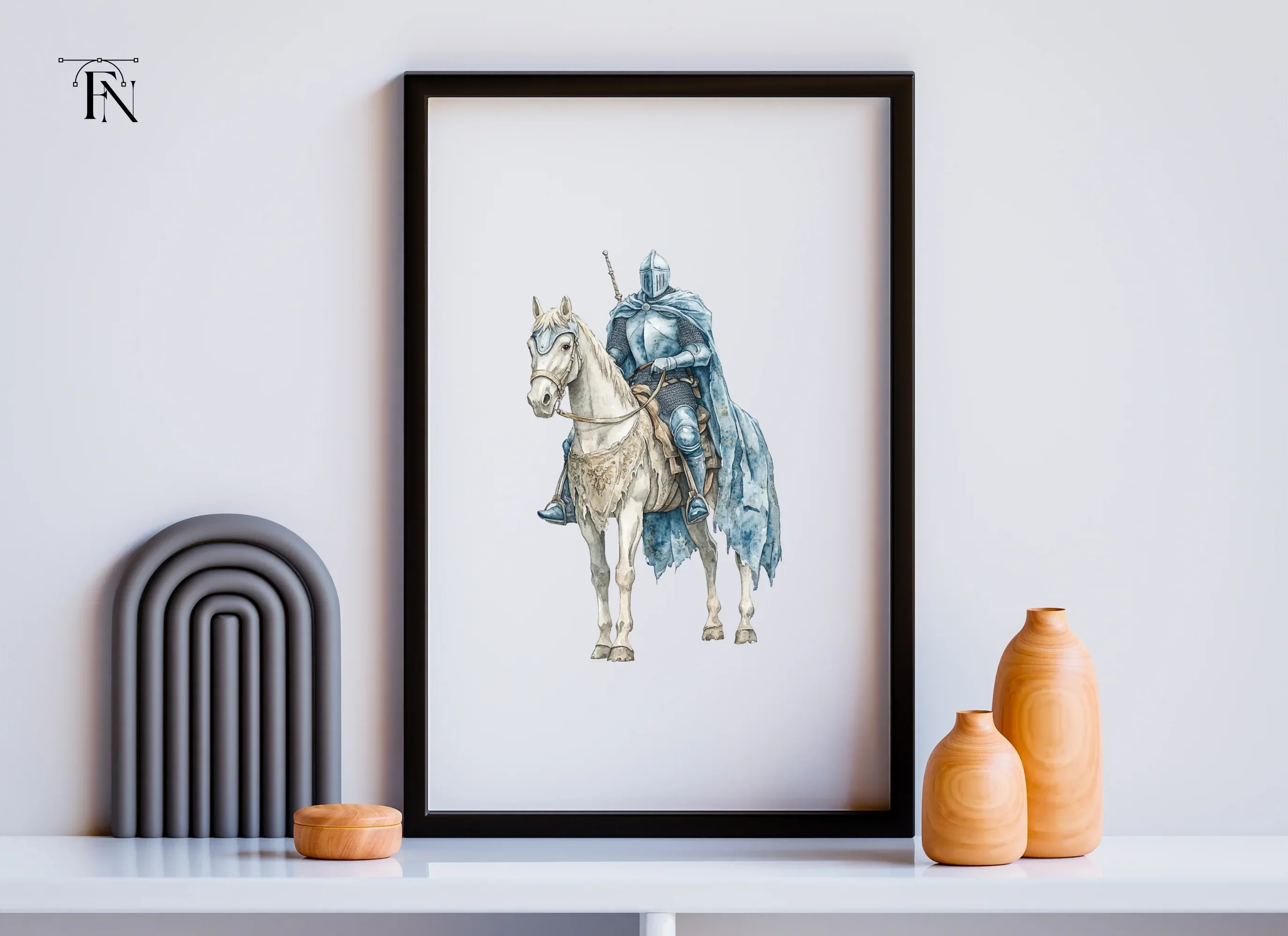 Knights on Horseback Clipart Bundle - Image 6