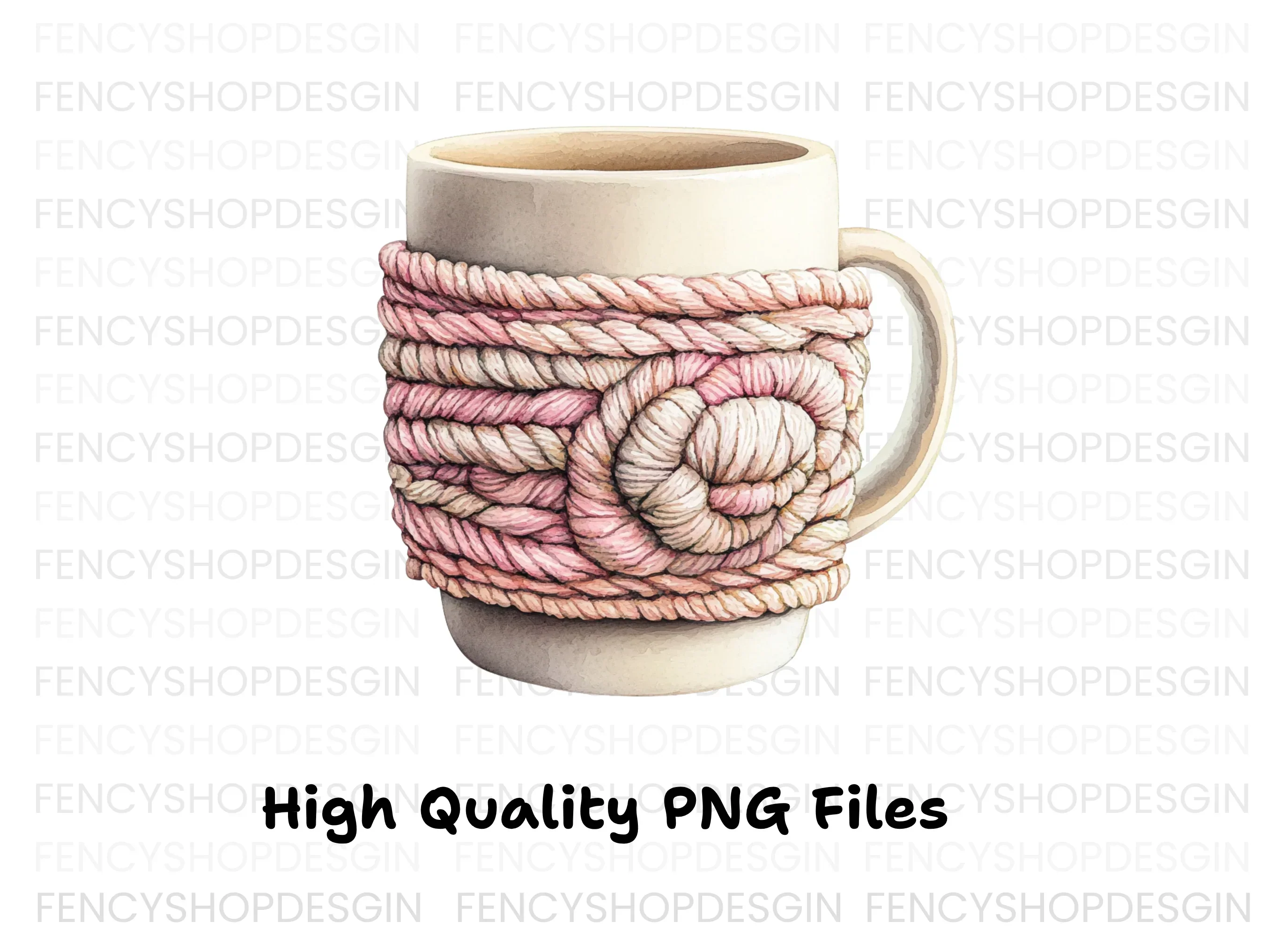 Knitted Cozy Clipart Bundle - Image 5