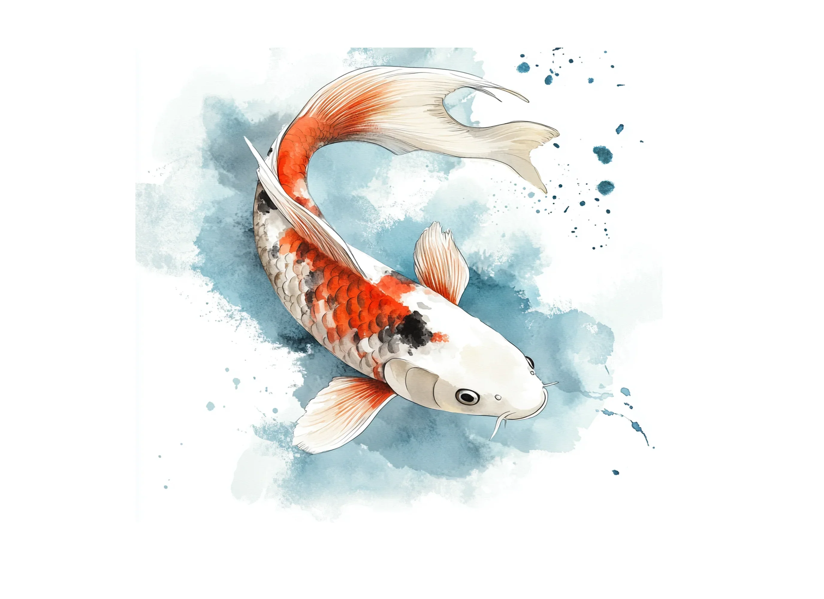 Koi Fish Clipart Bundle - Image 3