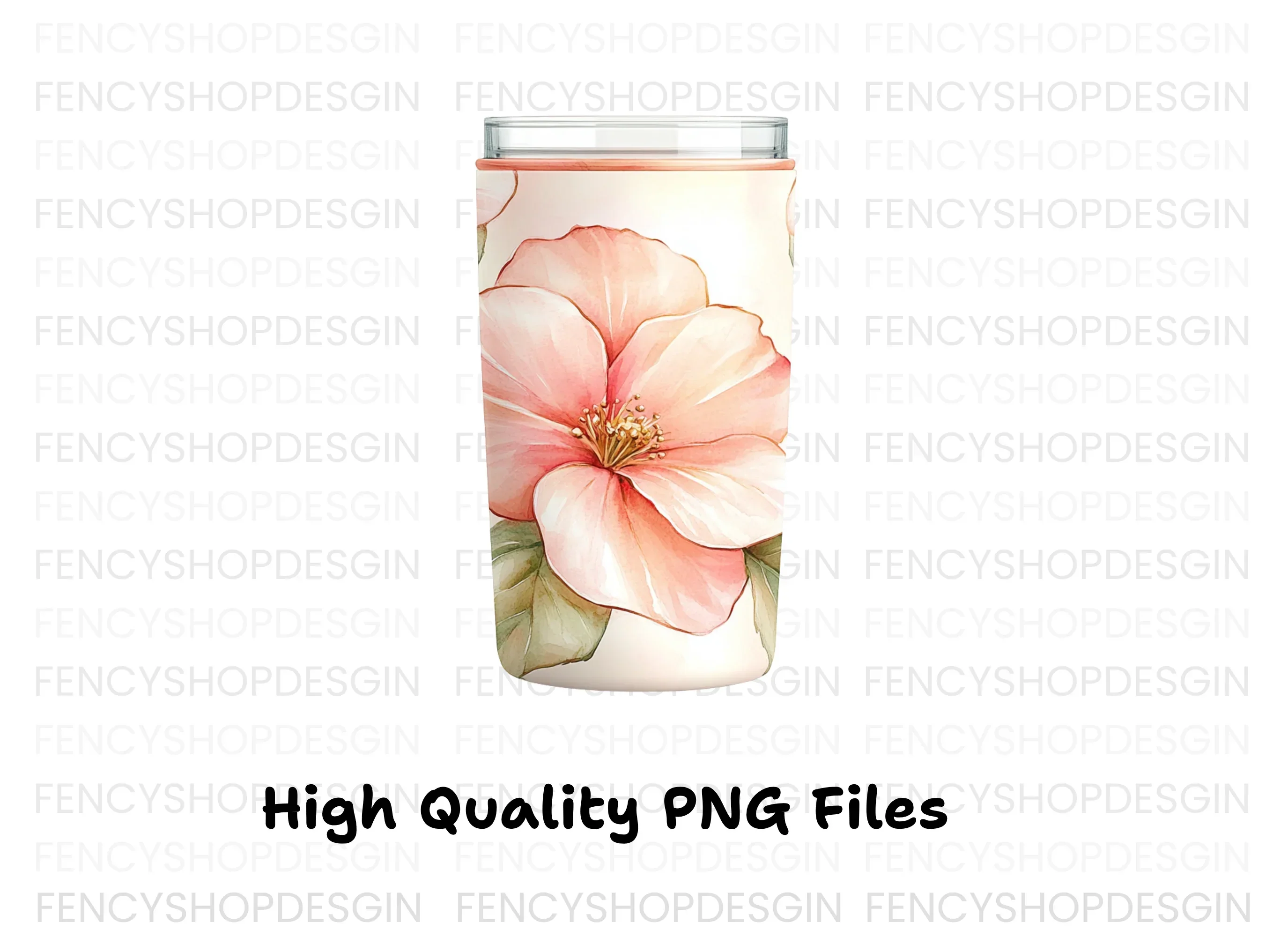 Large Bloom Tumbler Clipart Bundle - Image 4