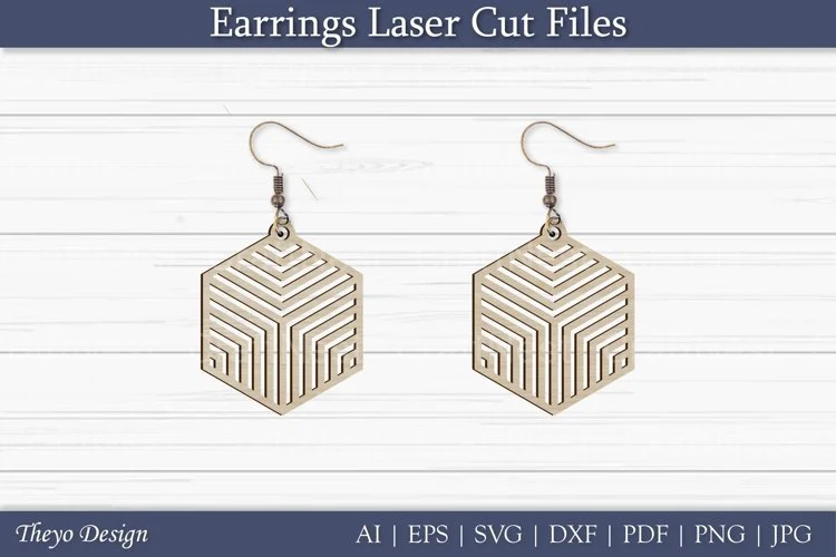 Laser Cut Earrings SVG Bundle