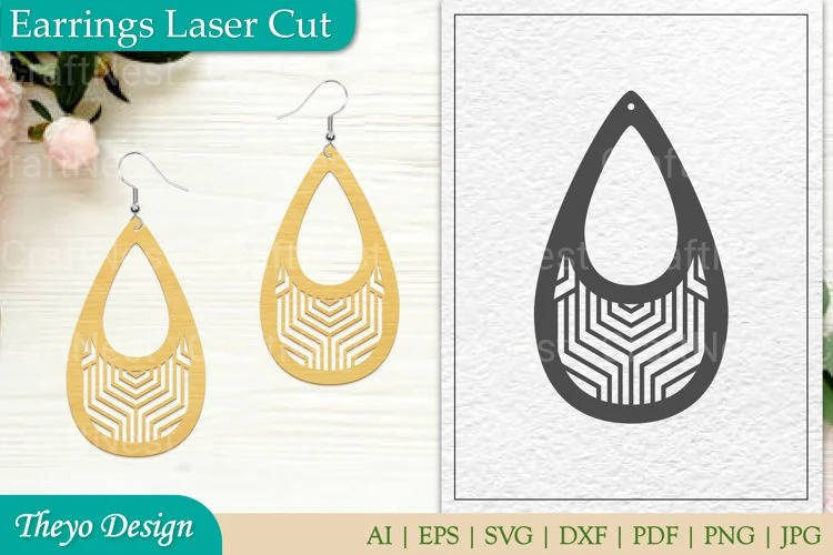 Laser Cut Earrings SVG Bundle